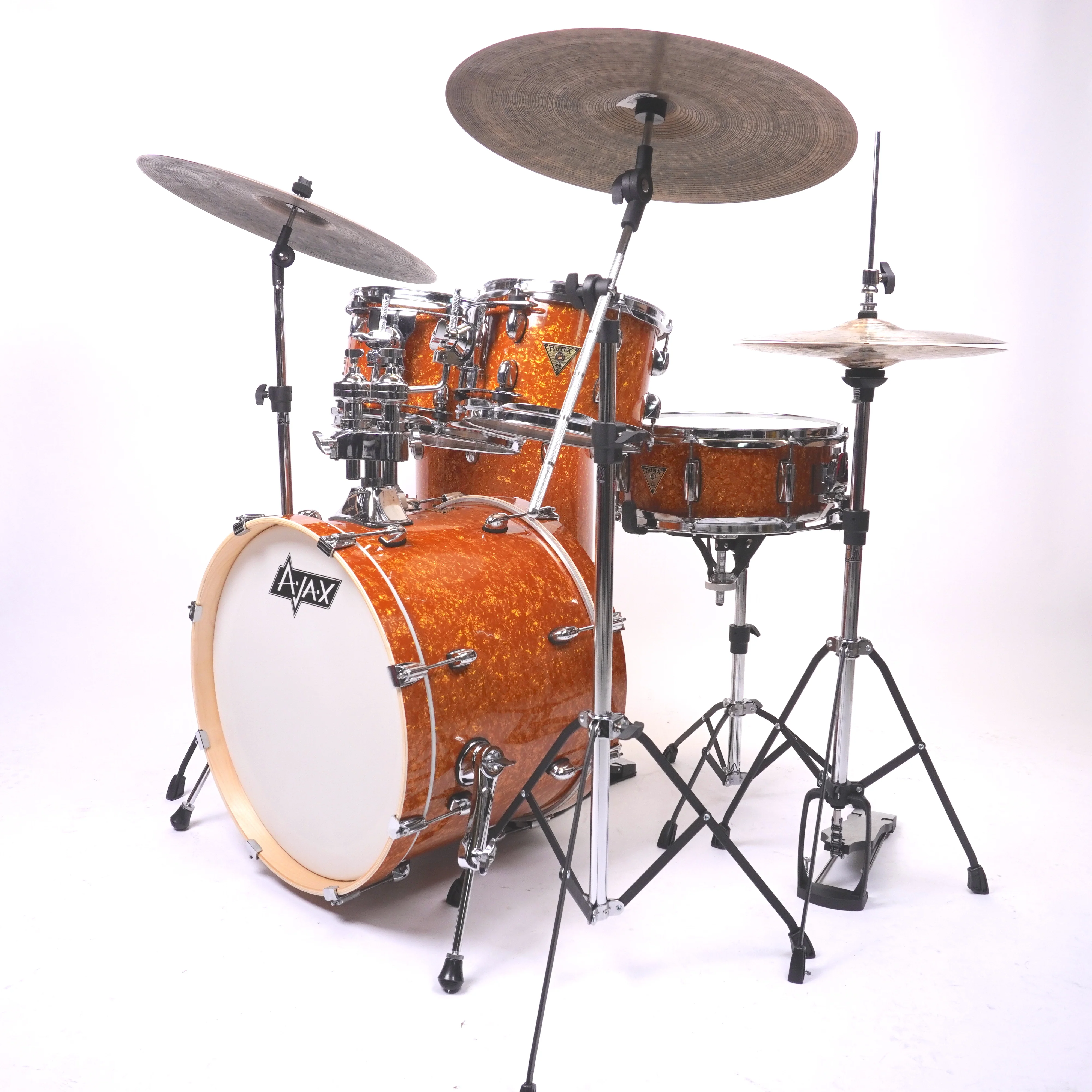 AJAX - Allegro 5 Piece Drum Kit In English Marmalade Finish | Rubix Drums - Image 3