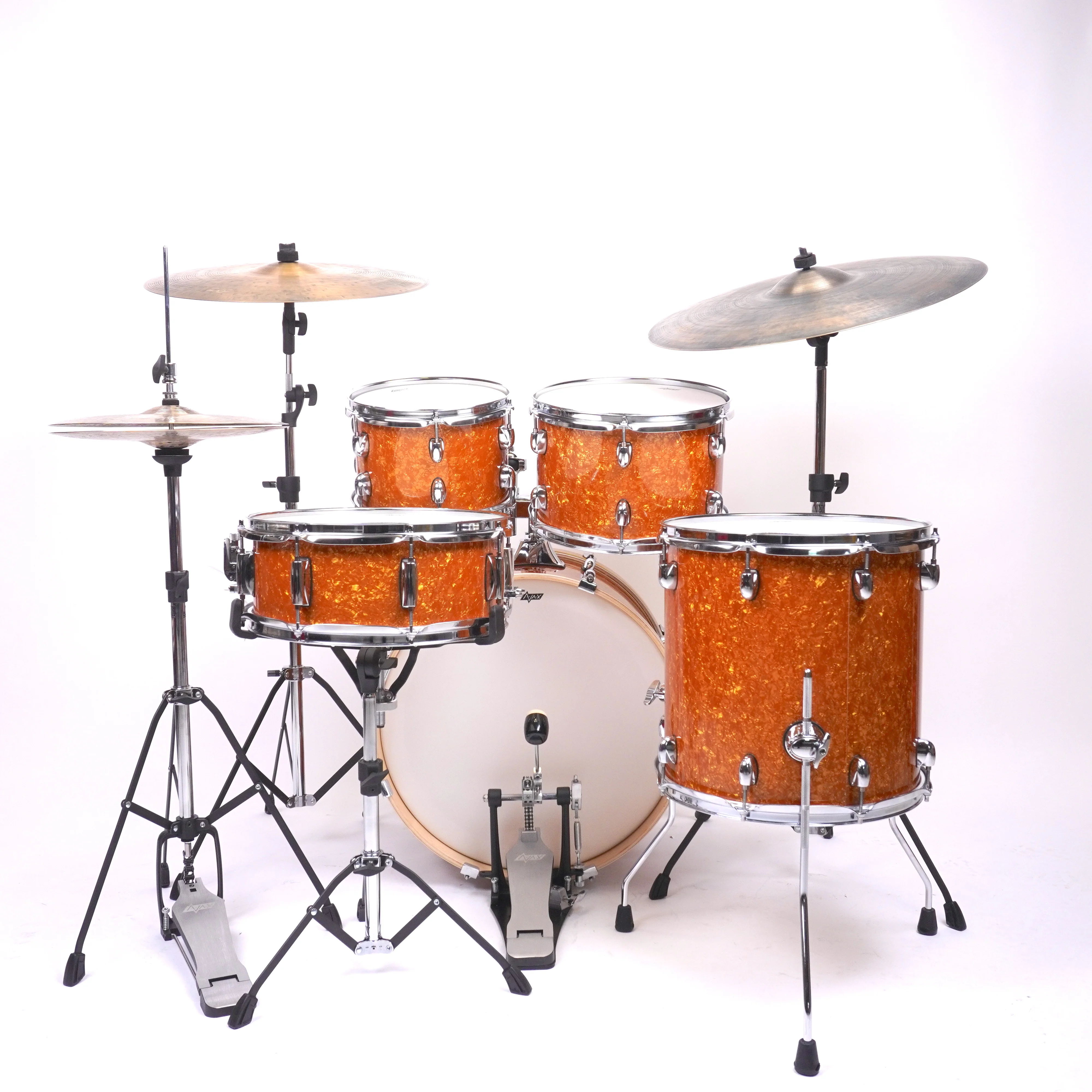 AJAX - Allegro 5 Piece Drum Kit In English Marmalade Finish | Rubix Drums - Image 4