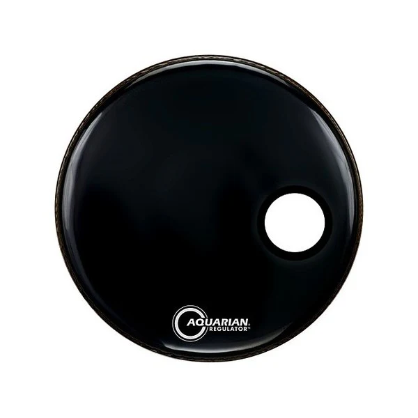 Aquarian Regulator Gloss Ported Bass Drum Head - Image 2
