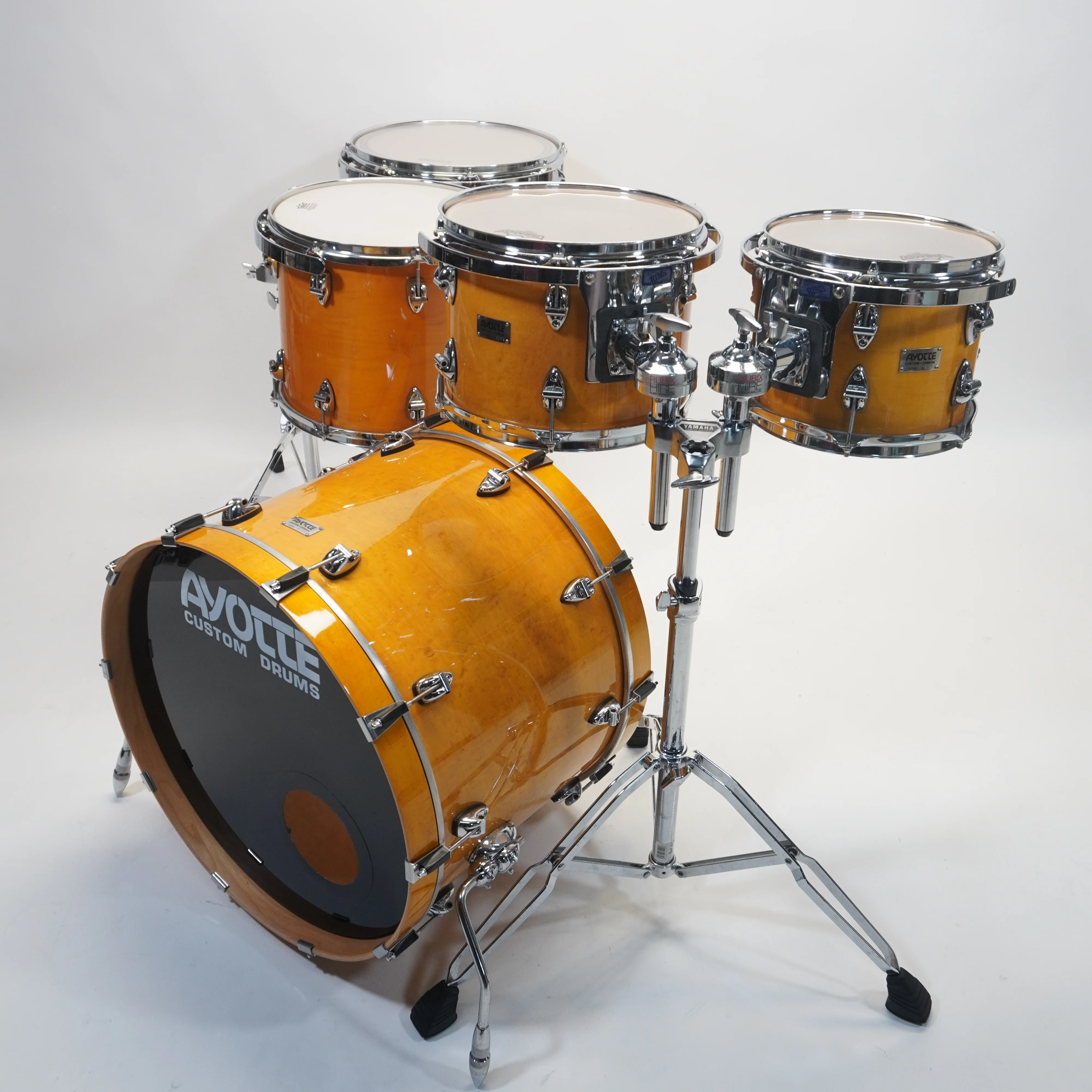 AYOTTE MAPLE 5-PIECE SHELL PACK - HONEY MAPLE LACQUER 22/10/12/14/15 - Image 6