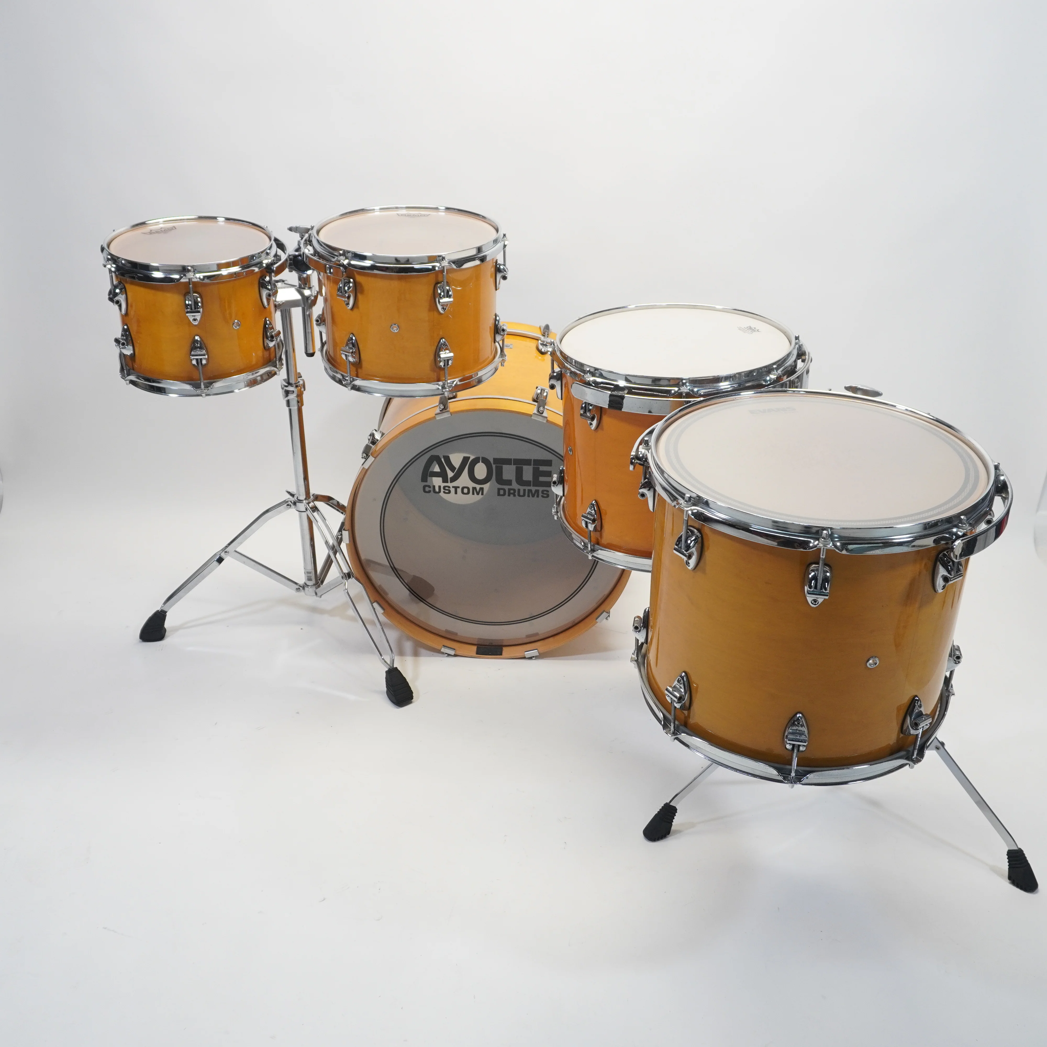 AYOTTE MAPLE 5-PIECE SHELL PACK - HONEY MAPLE LACQUER 22/10/12/14/15 - Image 8
