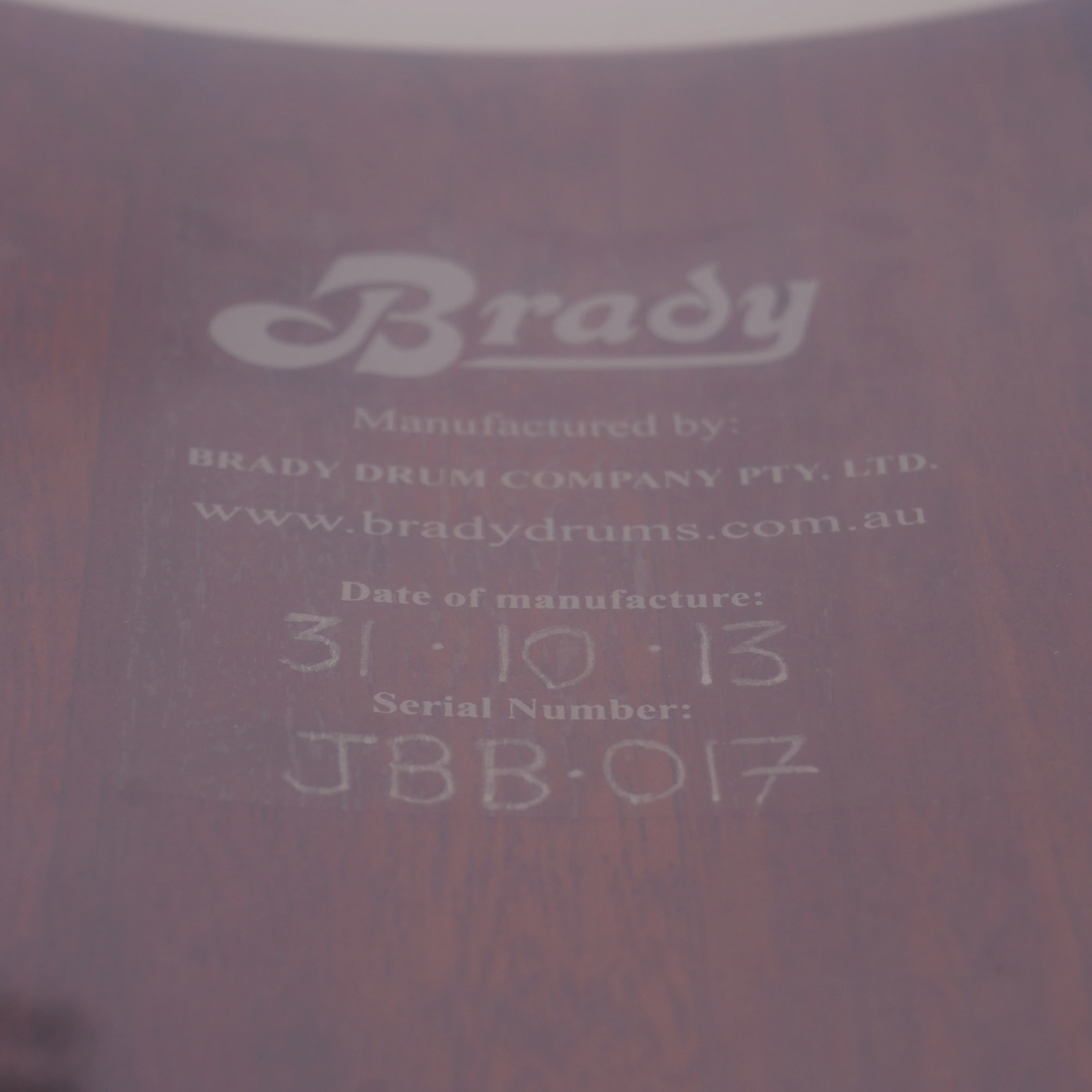 BRADY BARITONE 14"x 6.5" STAVE SNARE DRUM - Image 7