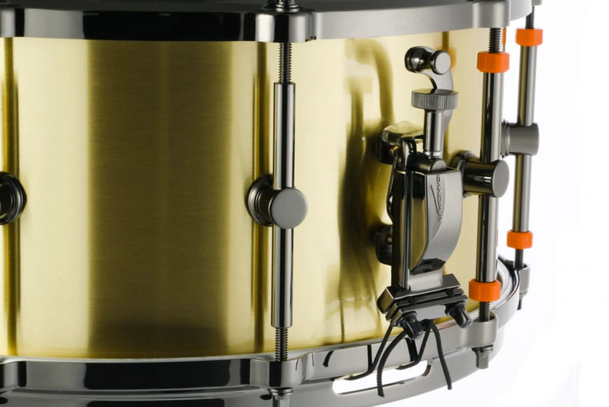 Canopus Type-R Magnum Brass Snare Drum - Image 3