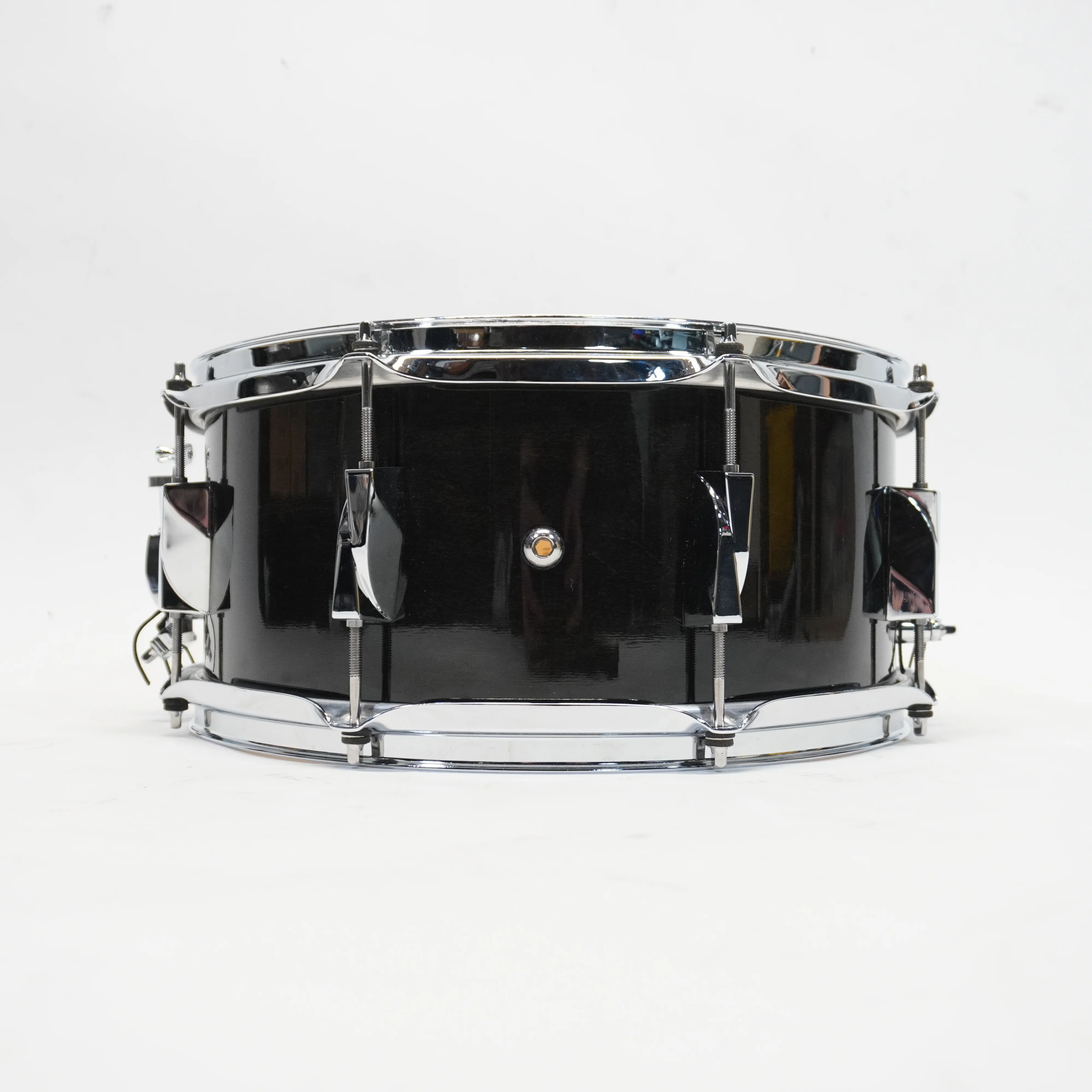 CANOPUS YAIBA 14x6.5 SNARE DRUM IN BLACK LACQUER - Image 3