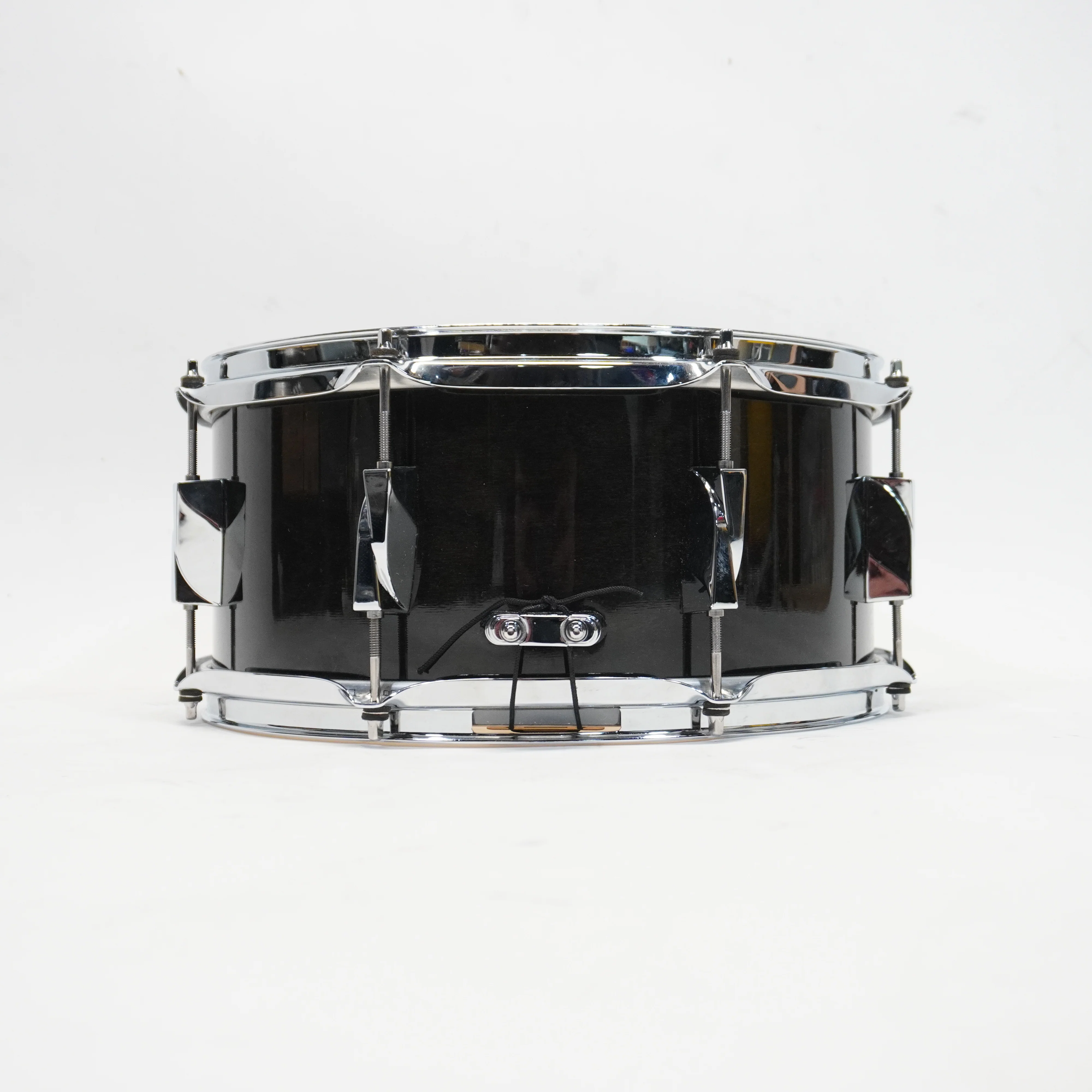 CANOPUS YAIBA 14x6.5 SNARE DRUM IN BLACK LACQUER - Image 4