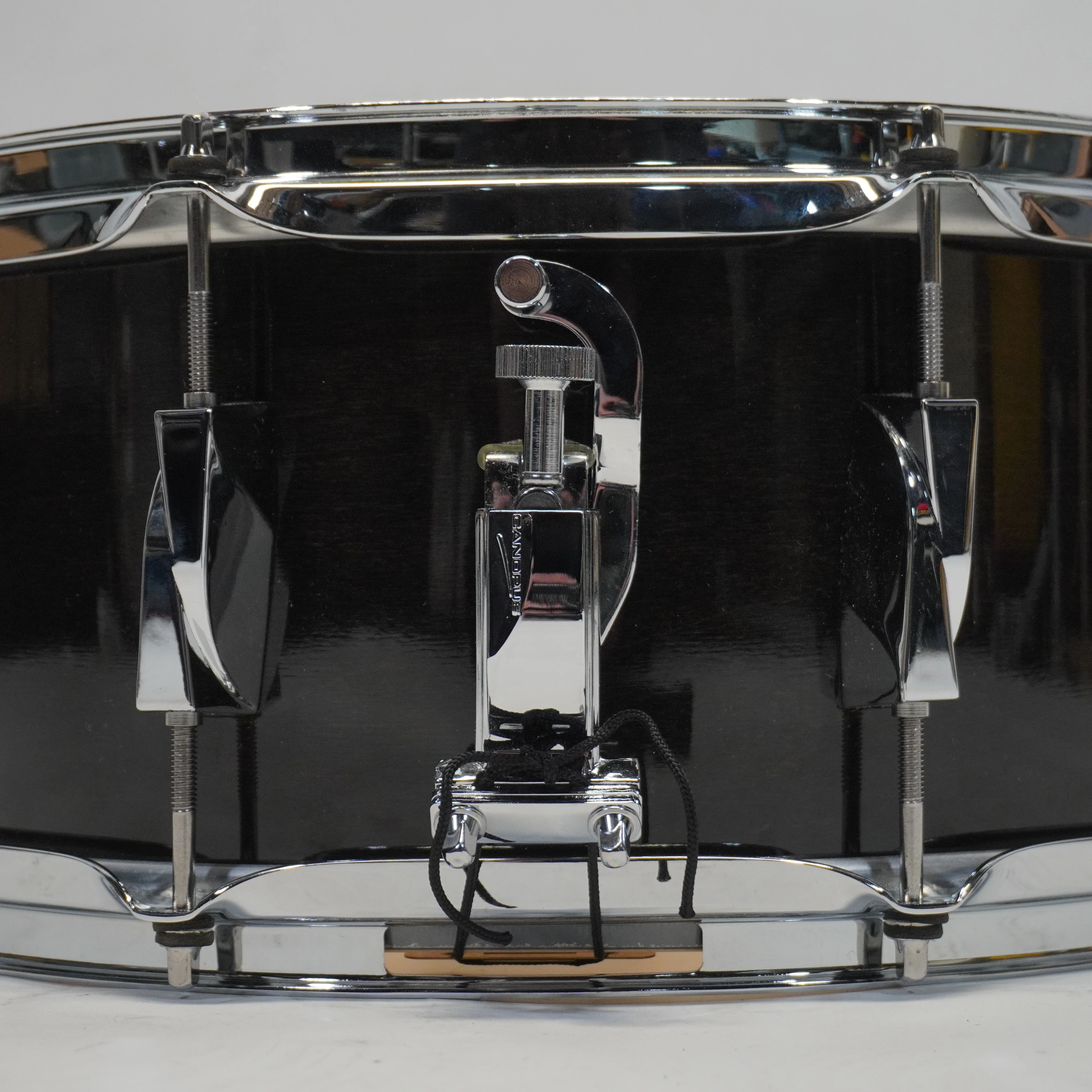 CANOPUS YAIBA 14x6.5 SNARE DRUM IN BLACK LACQUER - Image 5