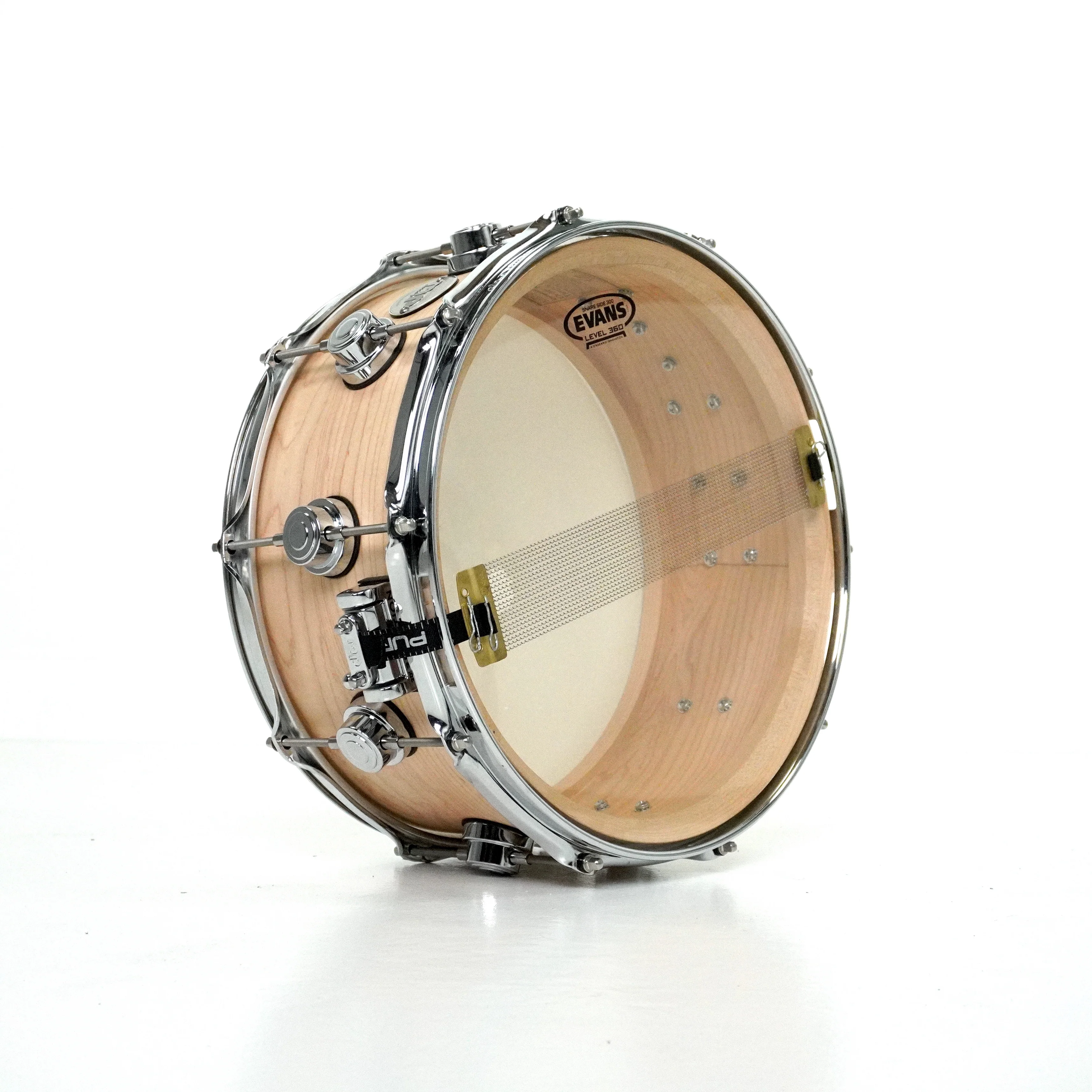 DW 14” X 6.5” Collectors Series Solid Maple Snare Drum in Natural Finish - Image 5