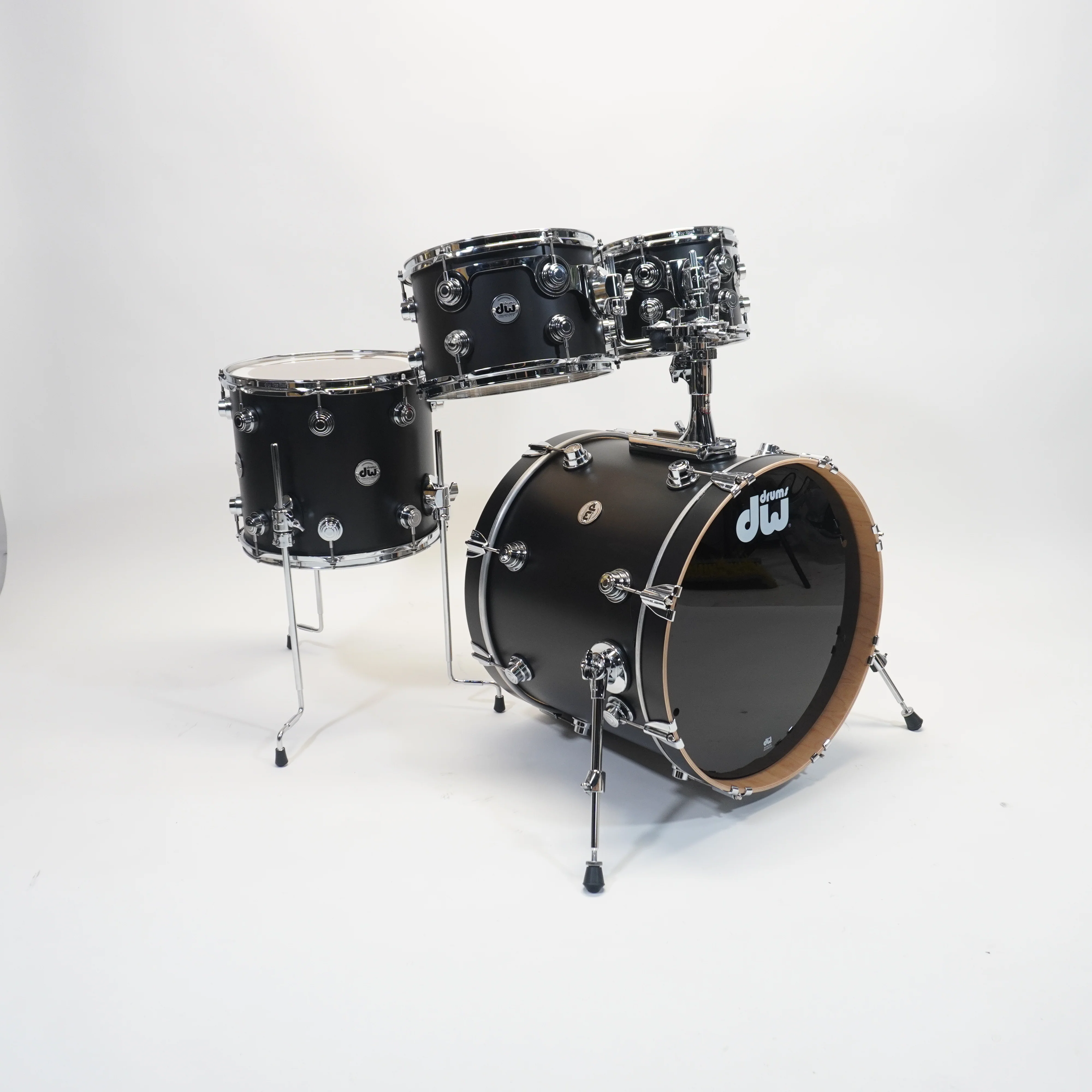 DW  Collectors Maple PurpleCore 20 Inch Shell Pack in Satin Oil 20/10/12/14 - Image 4