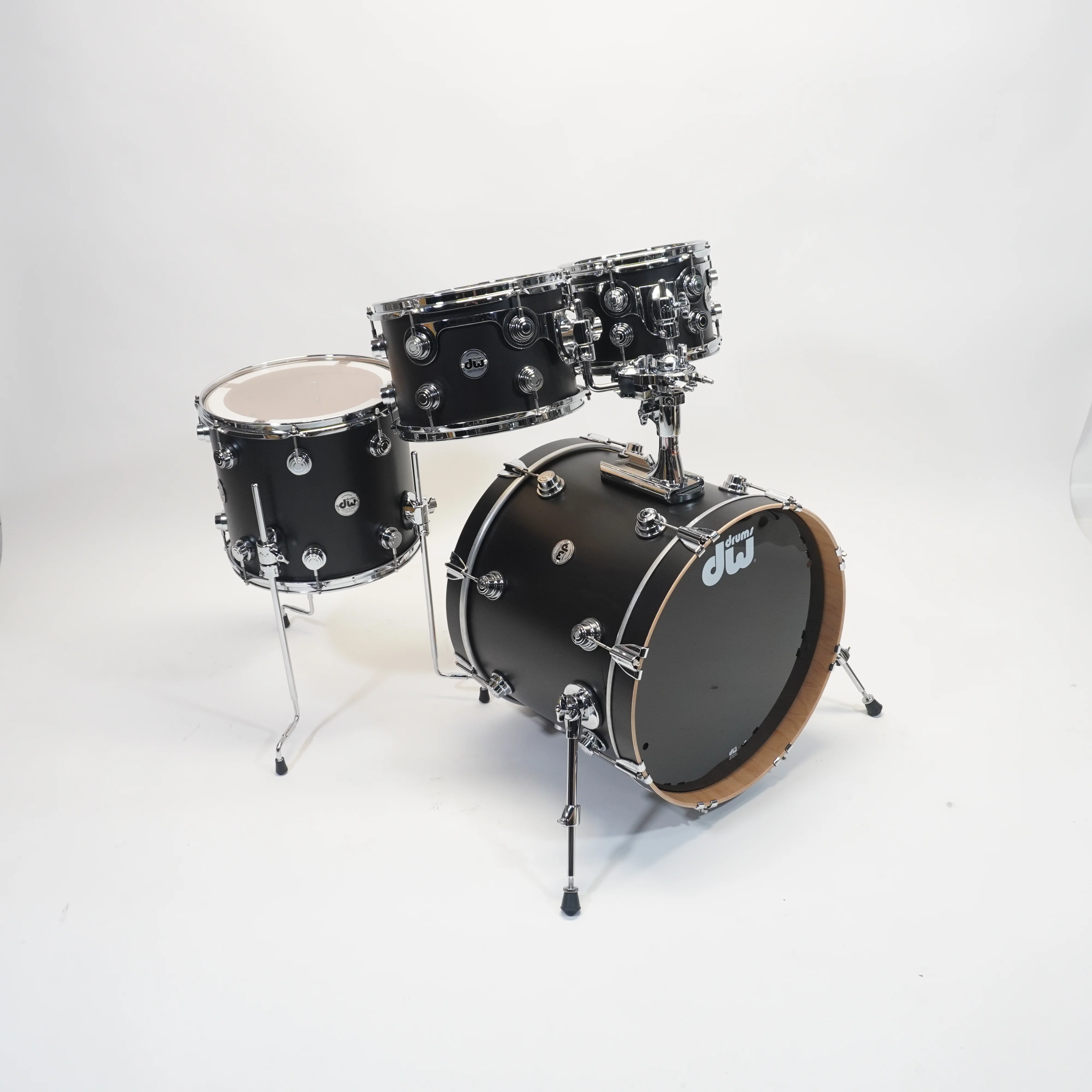 DW  Collectors Maple PurpleCore 20 Inch Shell Pack in Satin Oil 20/10/12/14 - Image 5