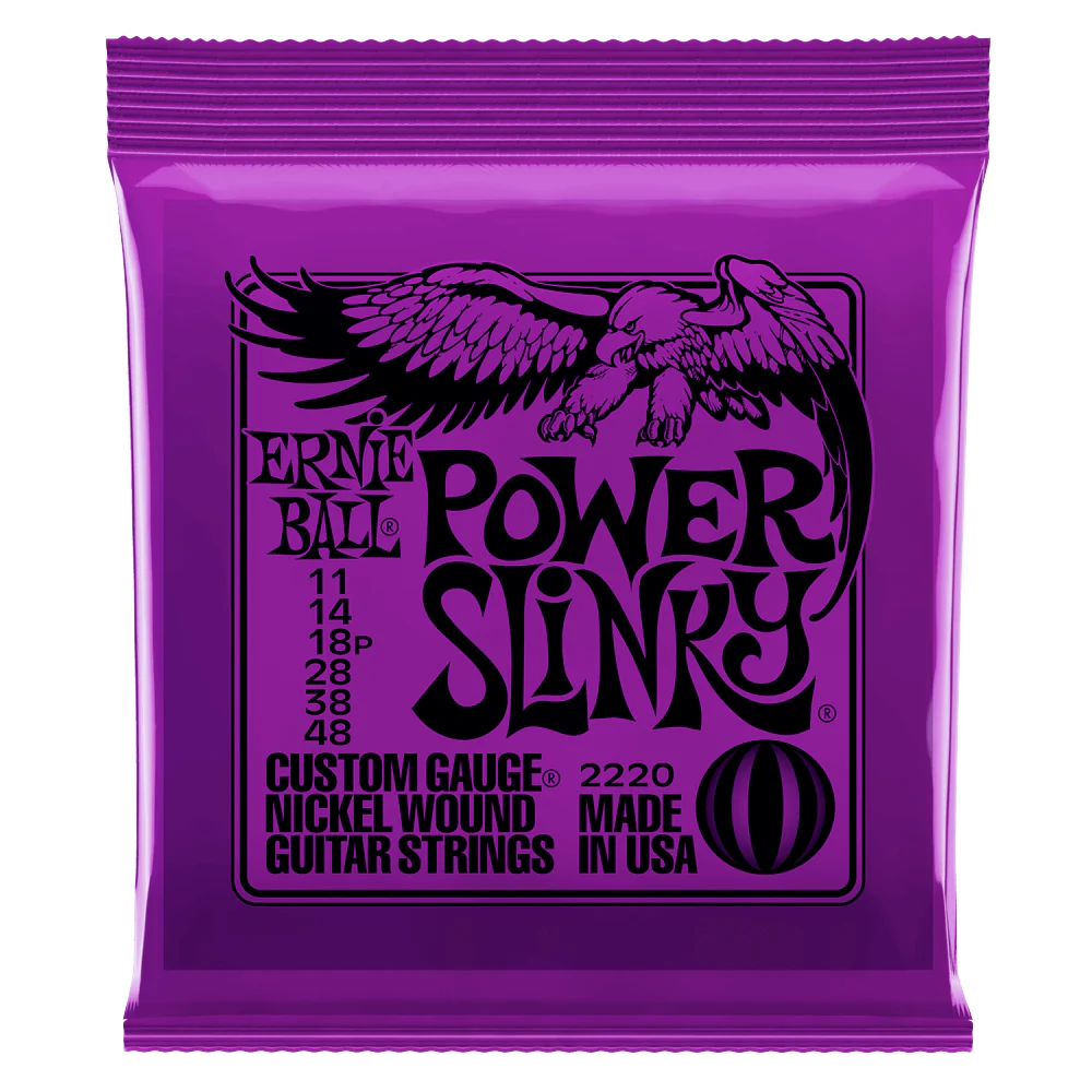 Ernie Ball Power Slinky Guitar Strings Set - 11-48