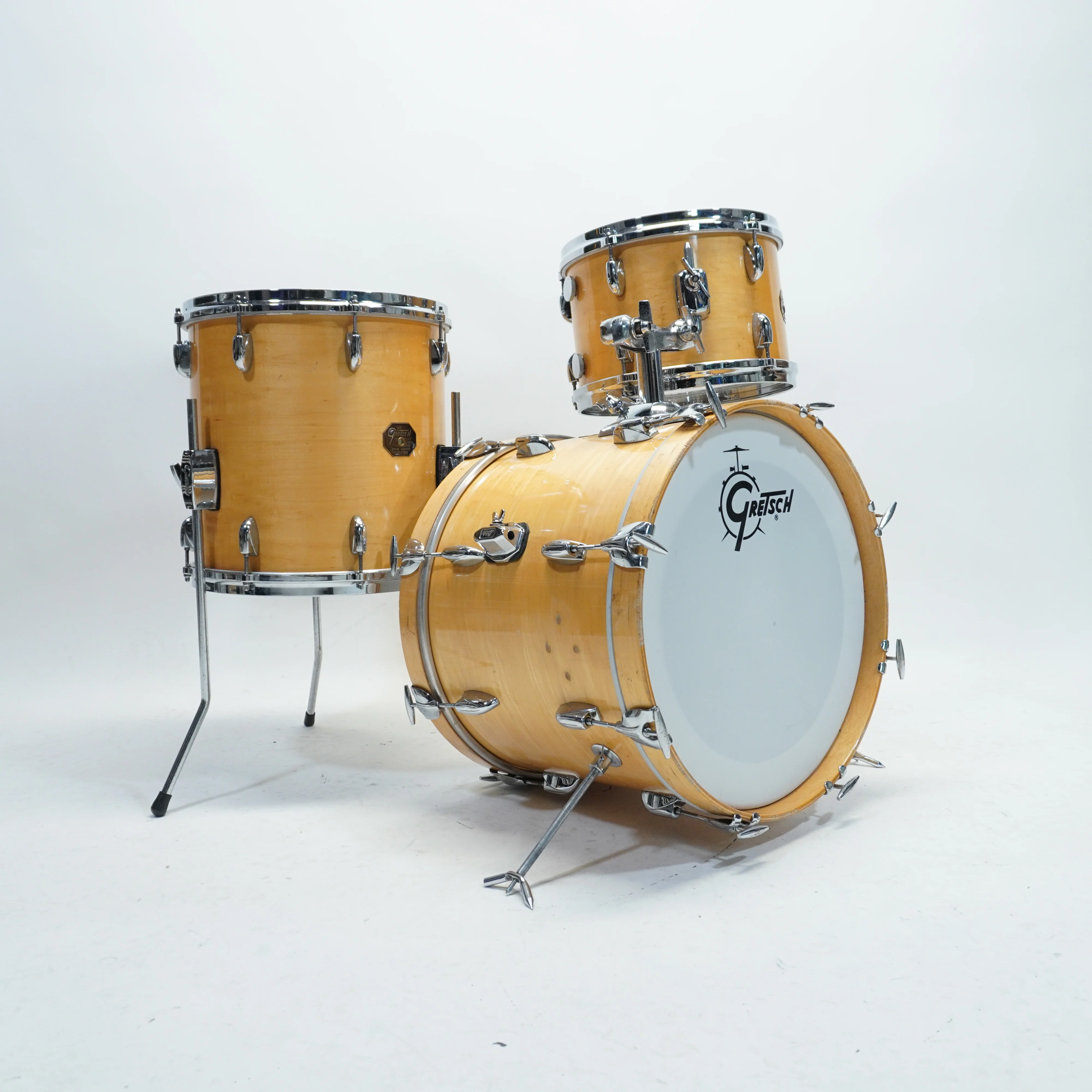 GRETSCH USA MAPLE 3-PIECE SHELL PACK 18/12//14 IN NATURAL MAPLE GLOSS - Image 2