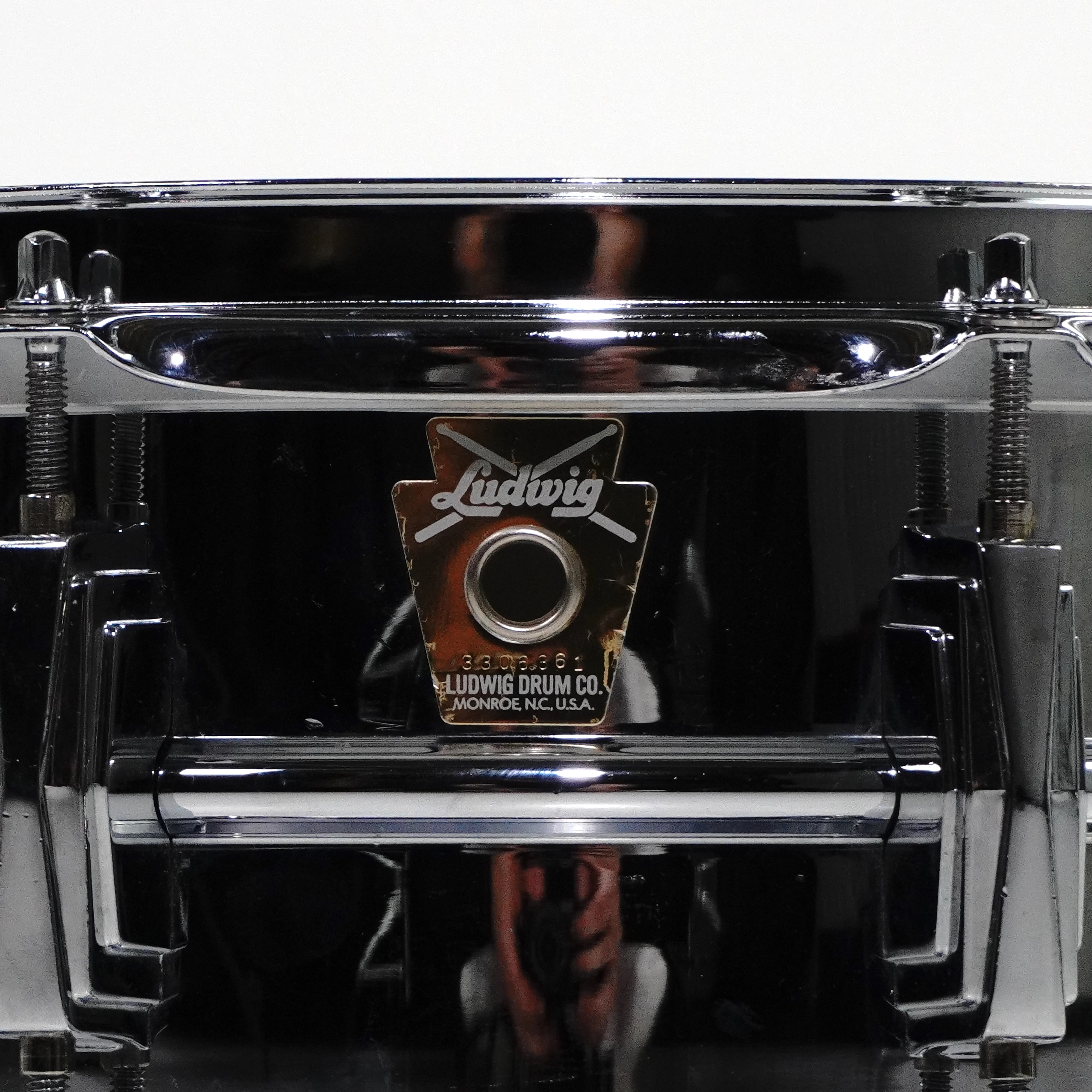 Ludwig LM400 14" x 5" Brass Snare Drum - 3306361 - Image 4