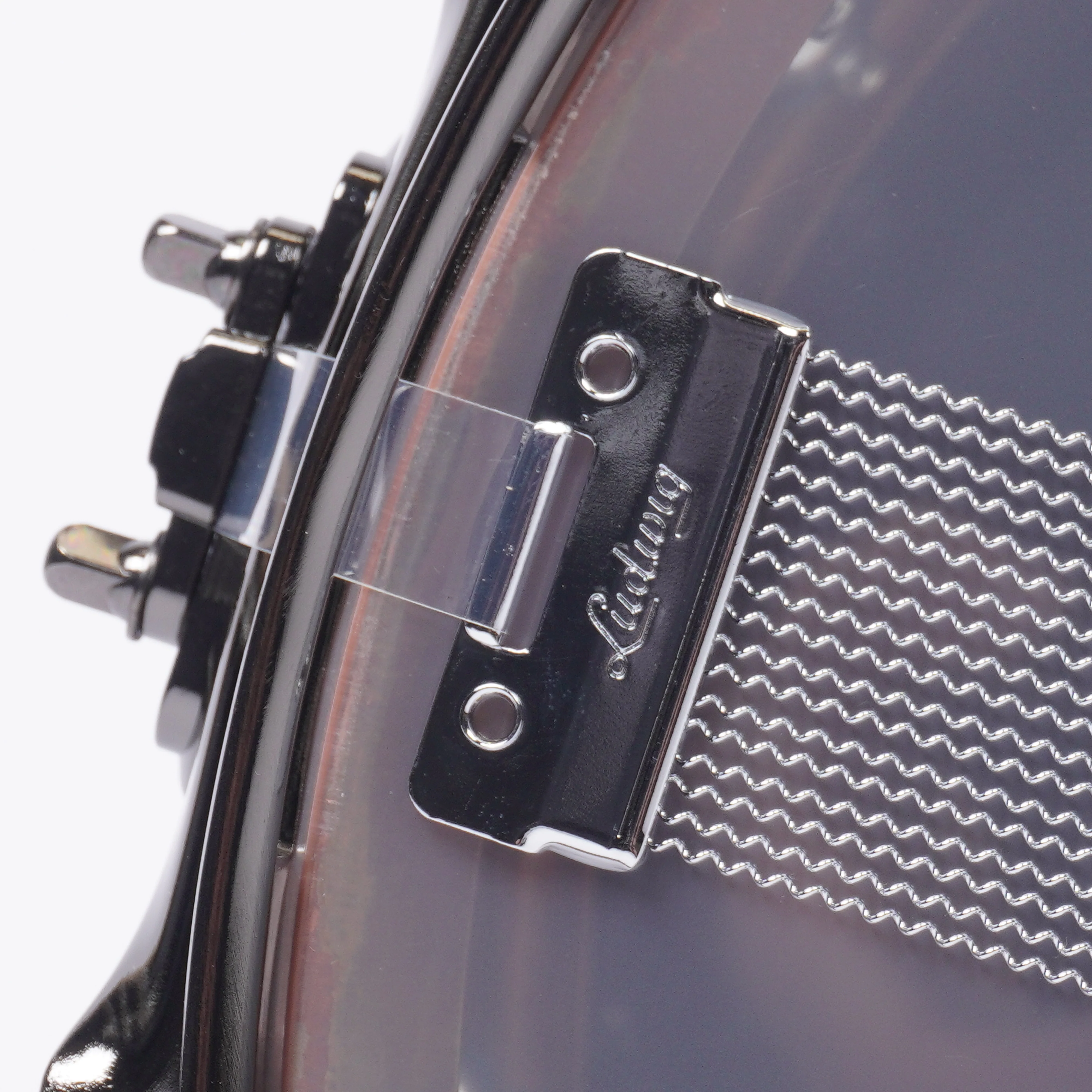 Ludwig 14x6.5" Hammered Copper Snare Black Hardware - Image 12