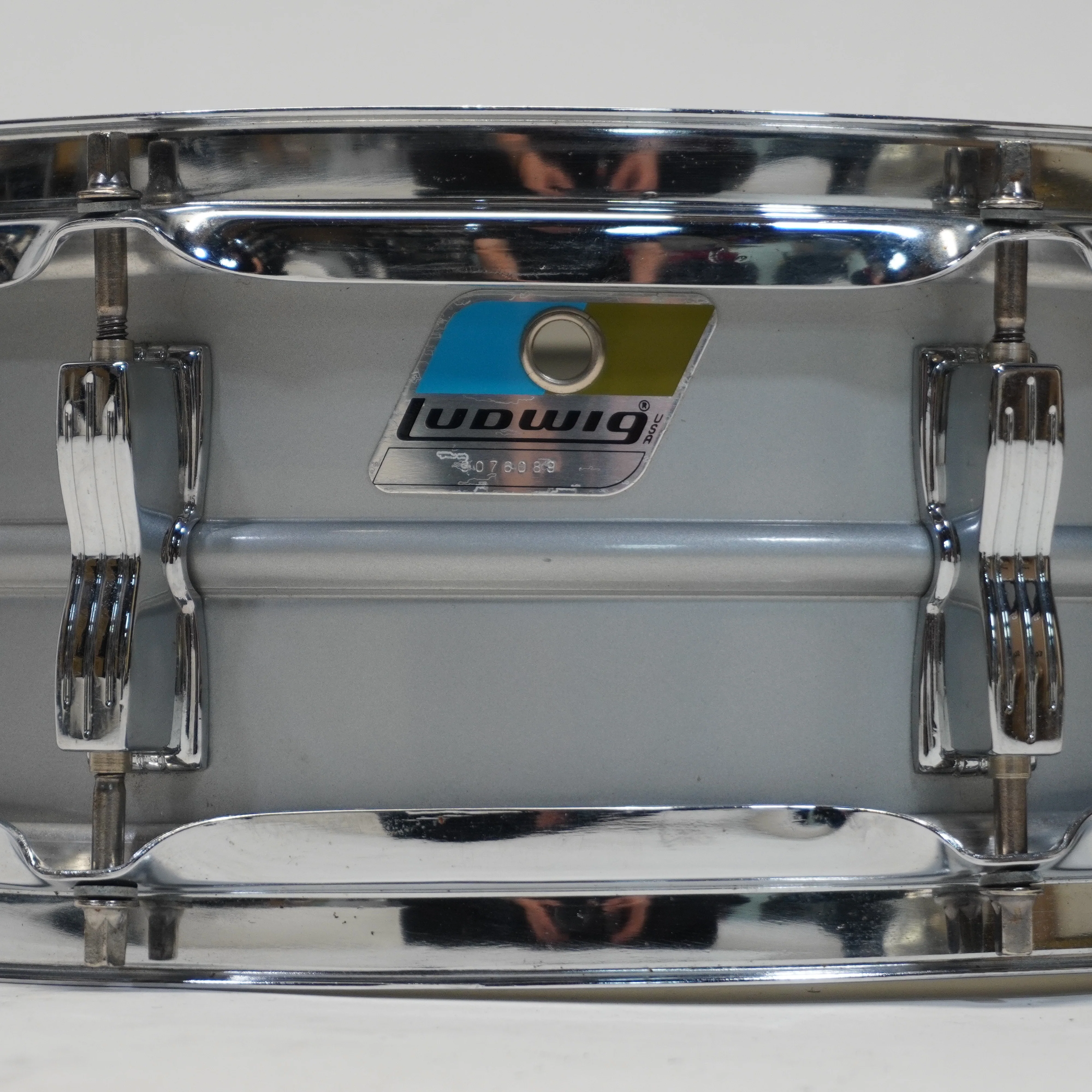 LUDWIG B/O BADGE ACROLITE SNARE DRUM 14" x 5" No. 3076089 - Image 5