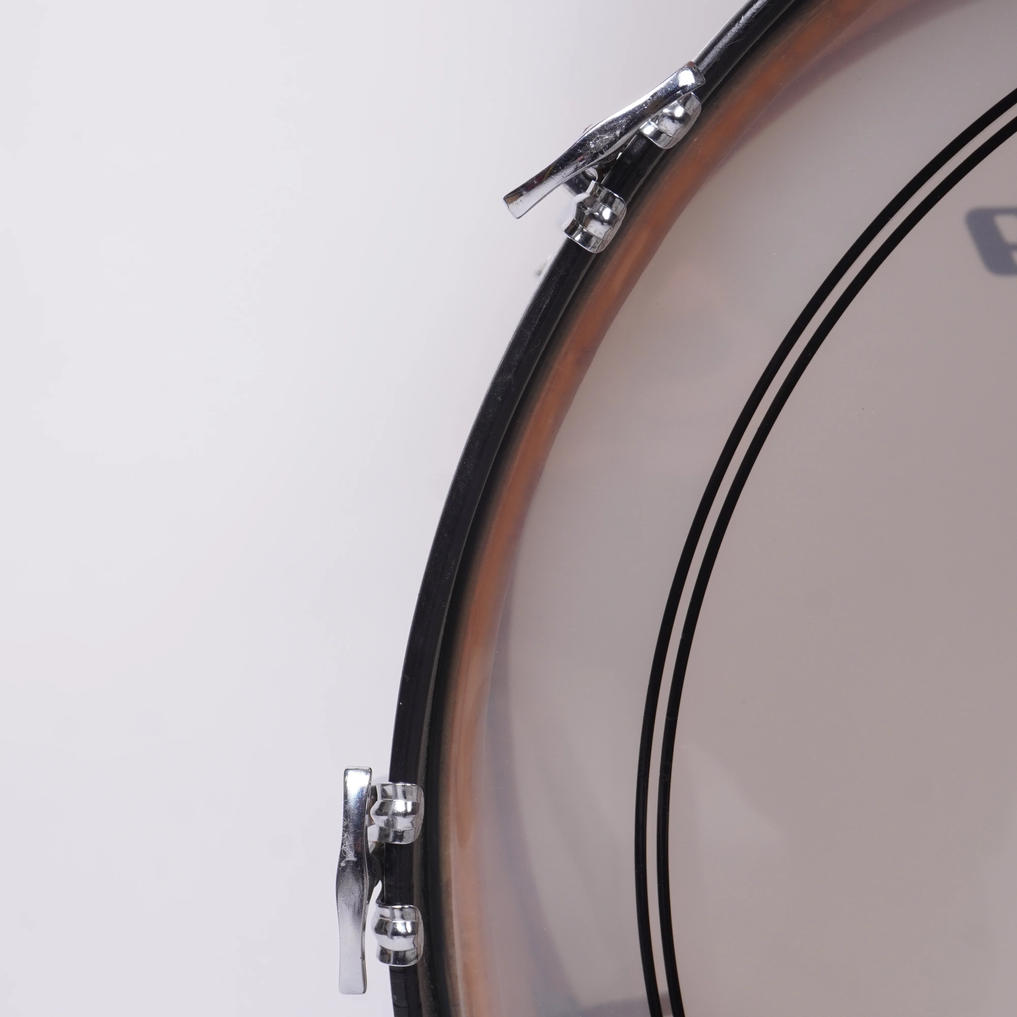 LUDWIG CLASSIC ROCK 4-PIECE DRUM KIT IN MATT BLACK WRAP 24/13/16/18 - Image 16