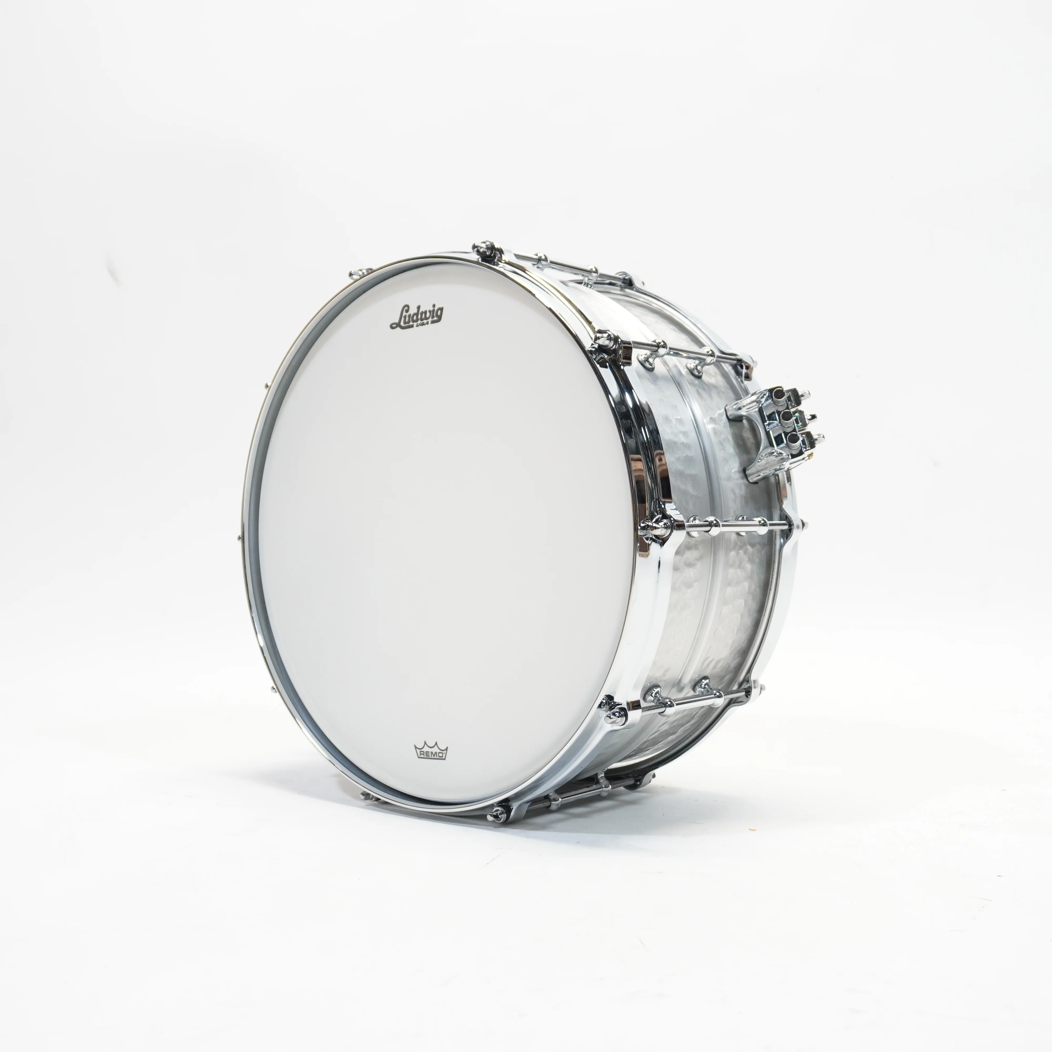 Ludwig Concert 14"x 6.5" Hammered Aluminium Snare Drum - Image 8