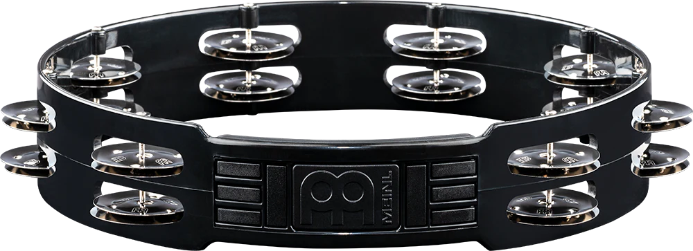 Meinl 2 Row Tour Tambourine, Steel Jingles, Black - Image 4