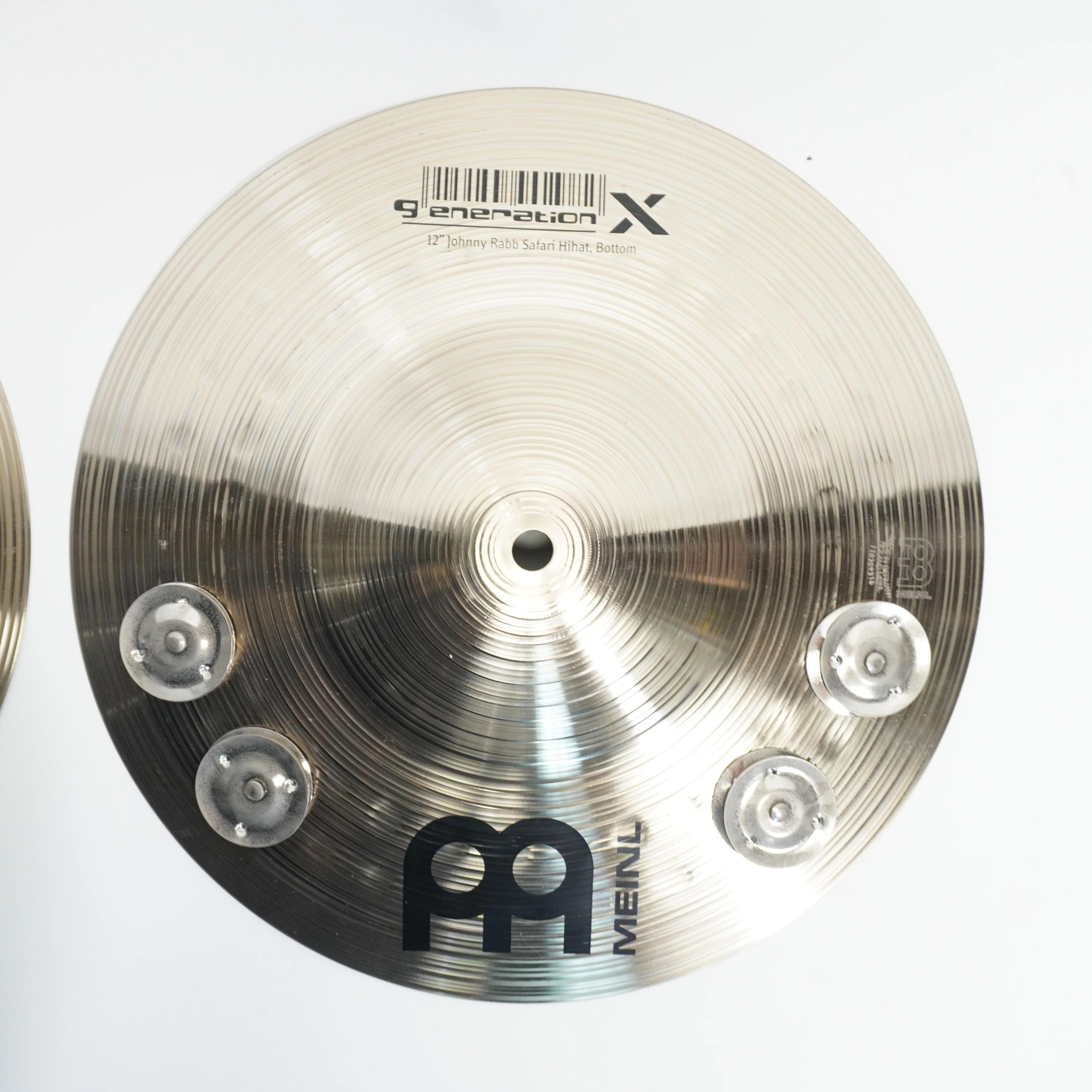 MEINL GENERATION-X 12"+8" JOHNNY RABB SAFARI HI HATS - Image 4