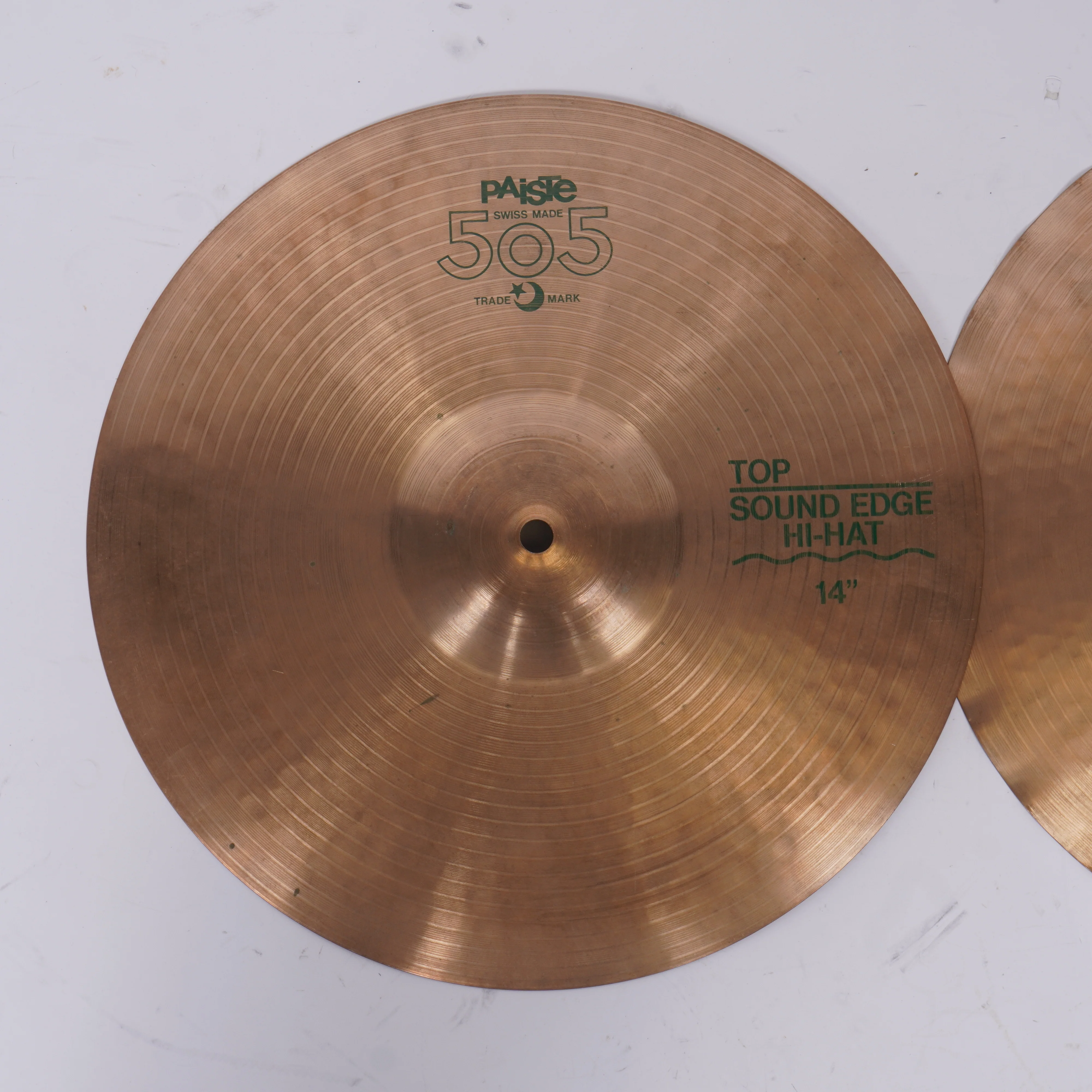PAISTE | 505 | SOUND EDGE | 14" HI-HATS - Image 2