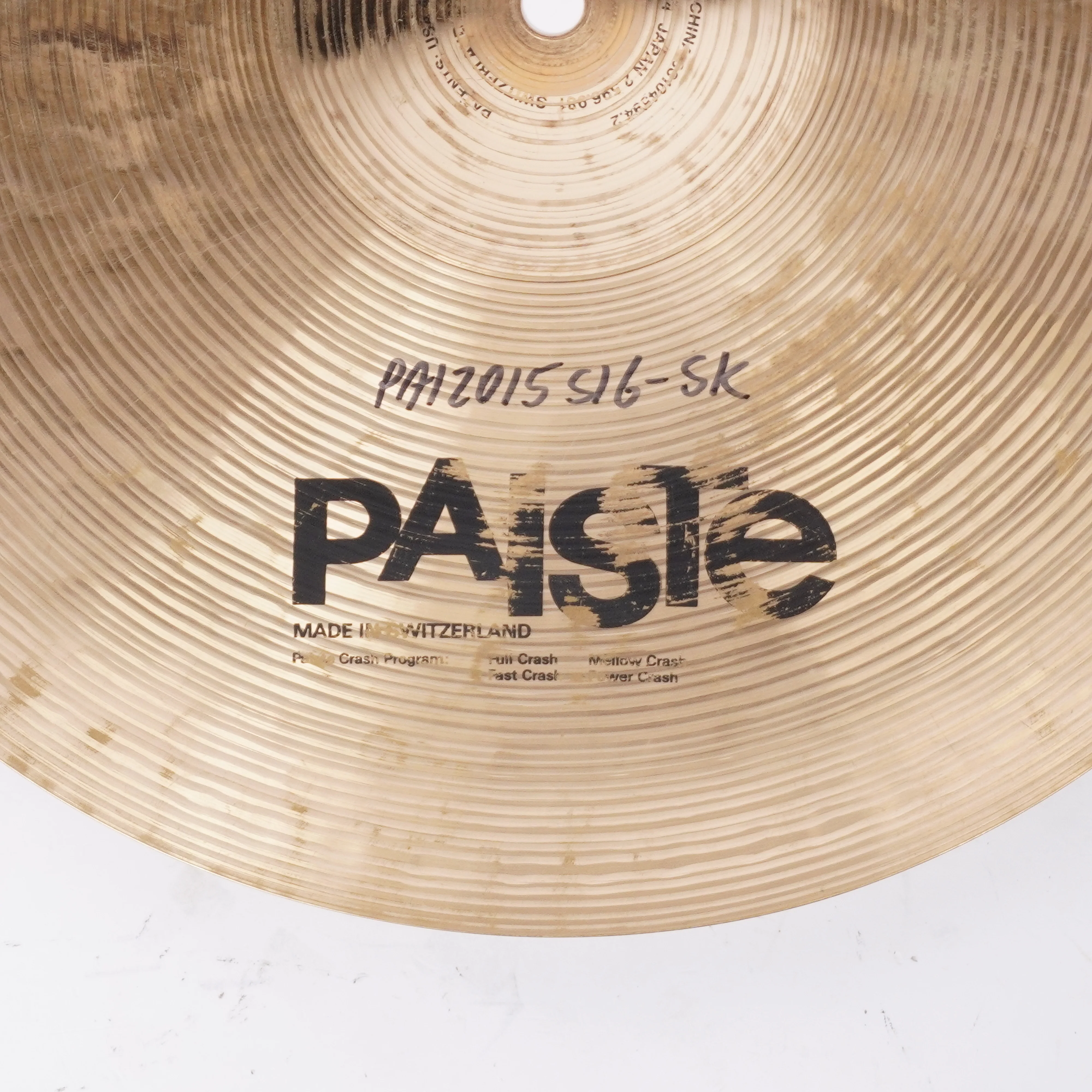 PAISTE SIGNATURE 15" MELLOW CRASH CYMBAL - Image 6