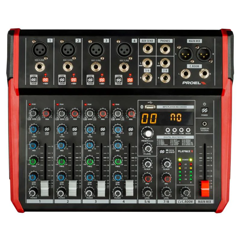 PLAYMIX 8 8-Channel Compact Mixer - Image 4