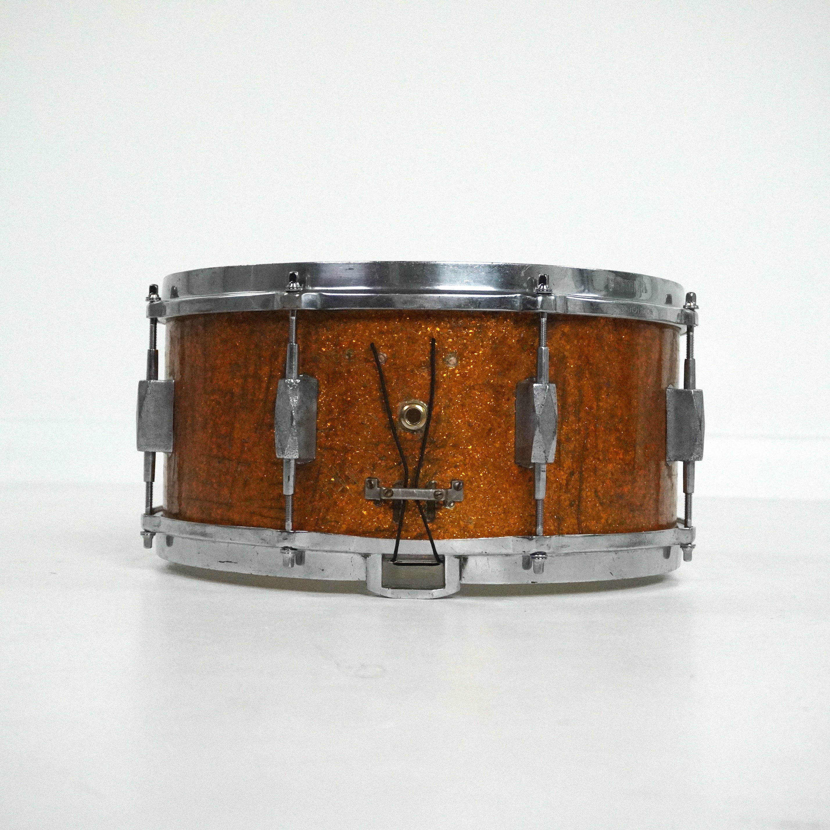 Premier 14" x 6.5" Dominion Major in Orange Sparkle - Image 3