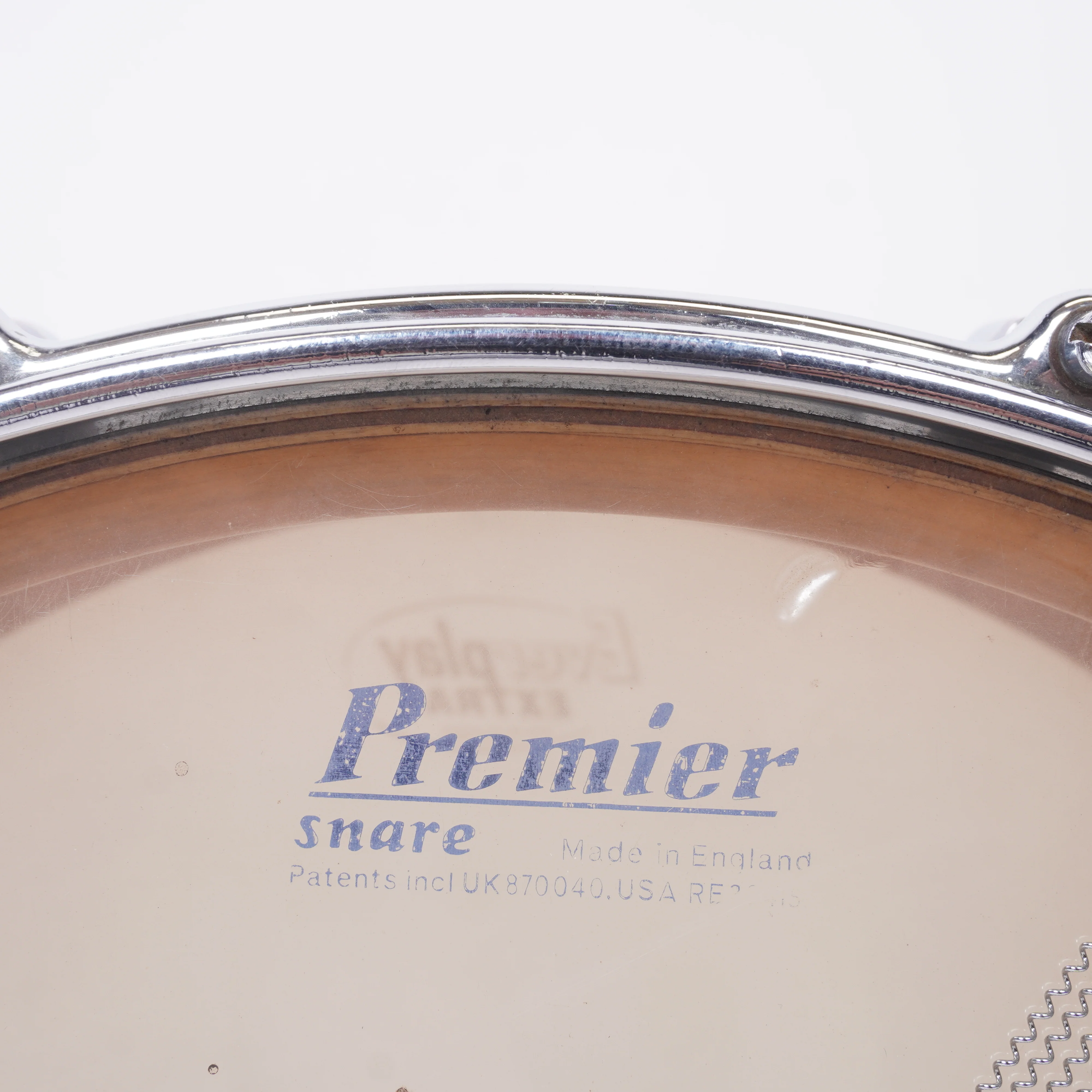Premier Royal Ace Hi-Fi Snare 14x5.5 Late 1950s Birch w/ Beech Re-Rings – Duroplast – Collector Grade - Image 12