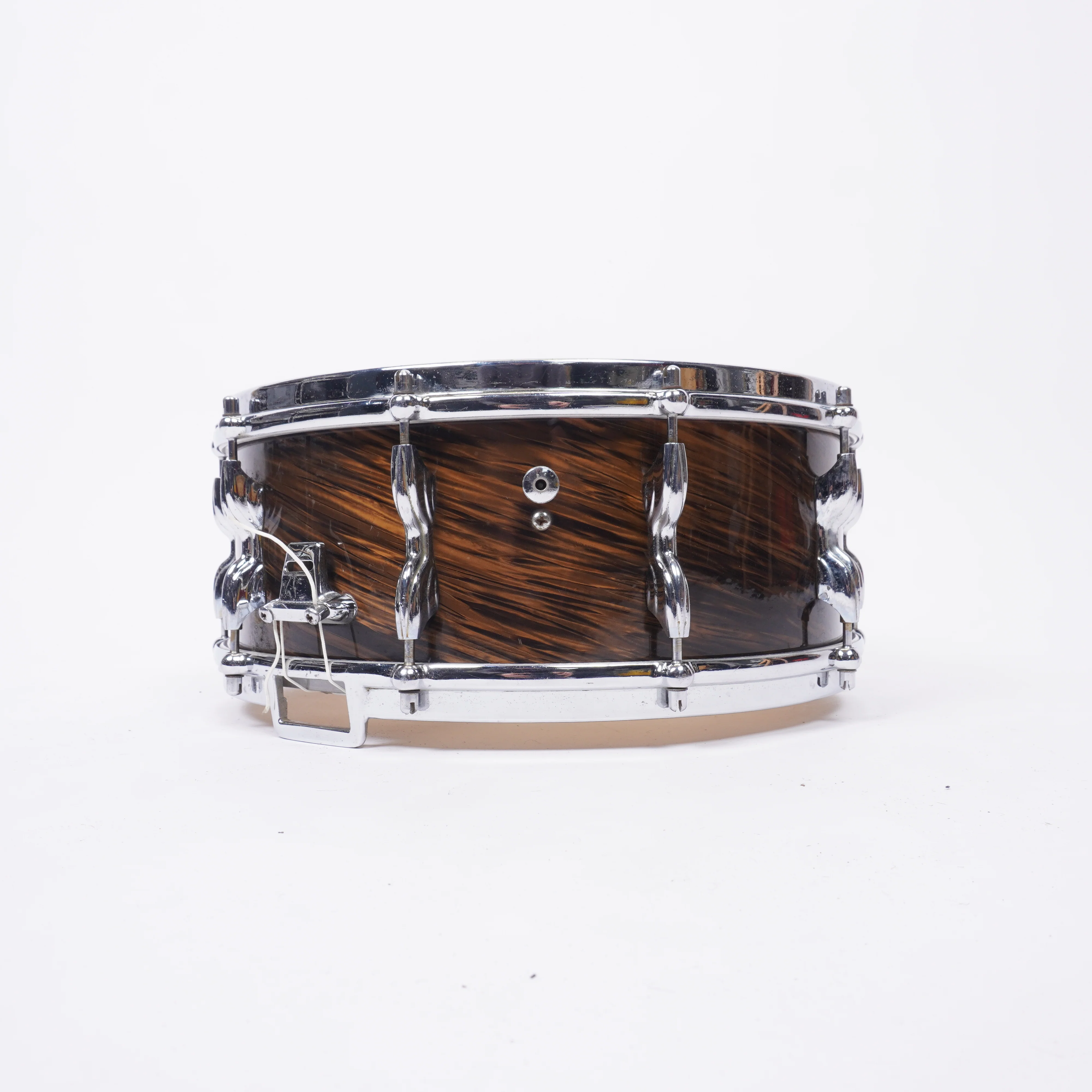 Premier Royal Ace Hi-Fi Snare 14x5.5 Late 1950s Birch w/ Beech Re-Rings – Duroplast – Collector Grade - Image 4