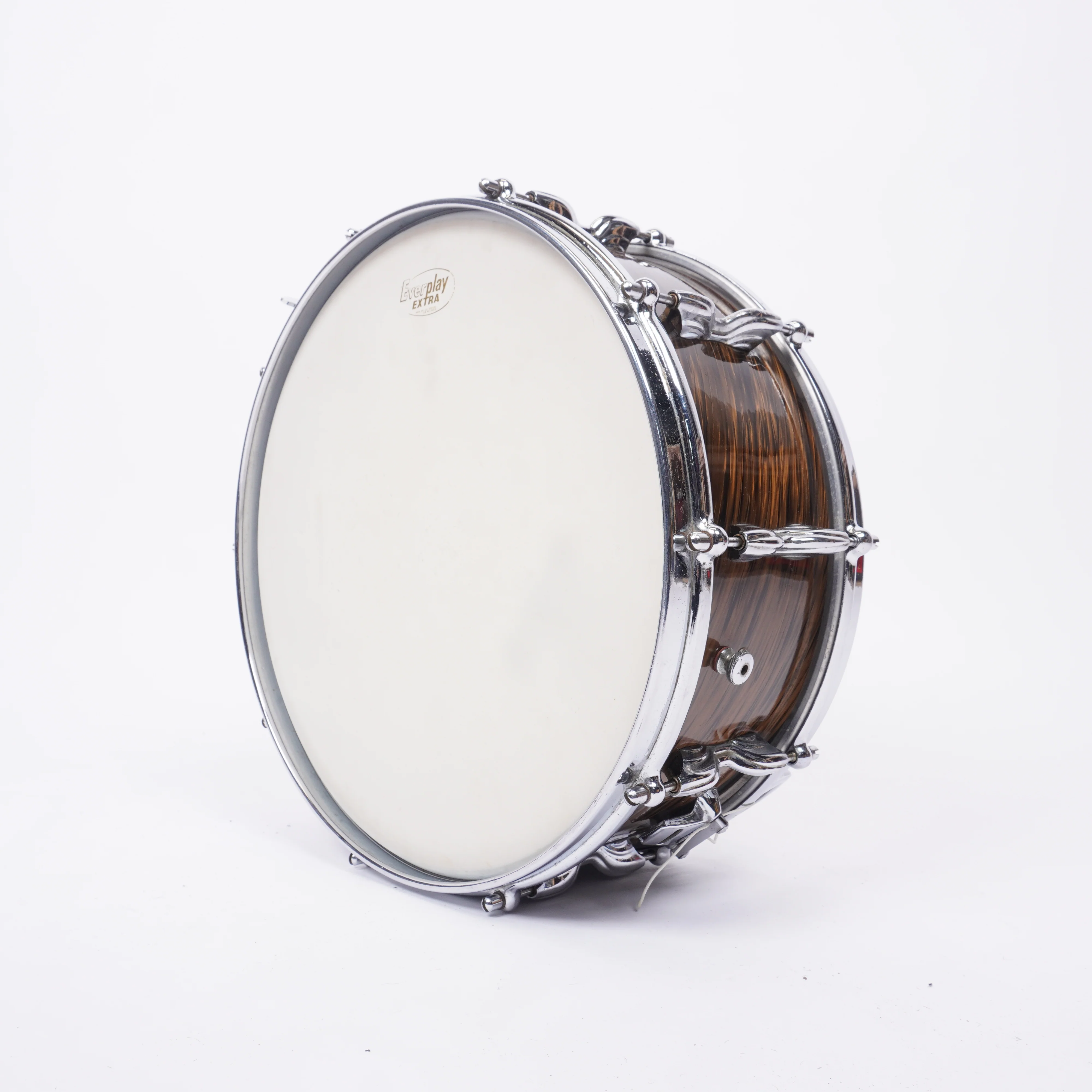 Premier Royal Ace Hi-Fi Snare 14x5.5 Late 1950s Birch w/ Beech Re-Rings – Duroplast – Collector Grade - Image 5
