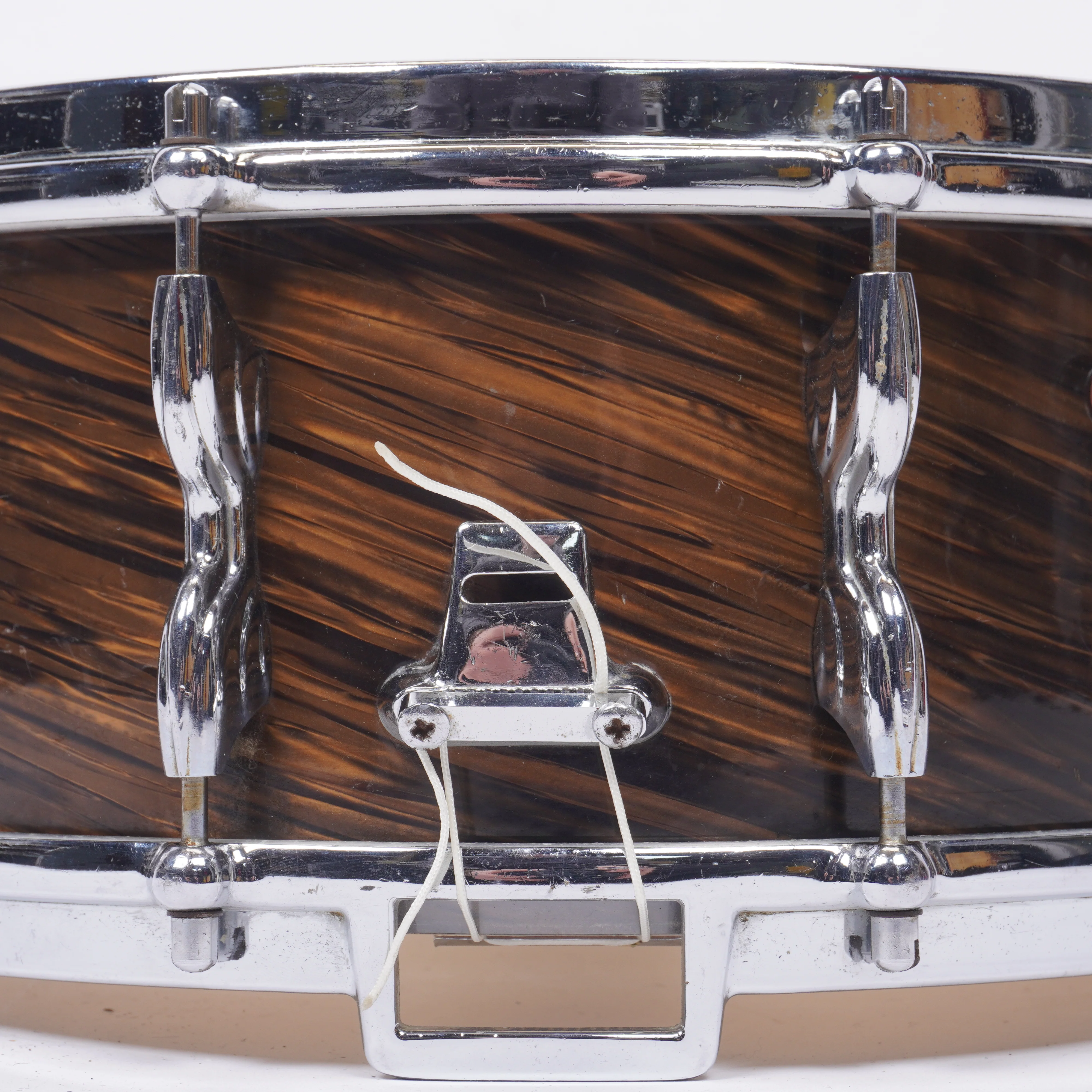 Premier Royal Ace Hi-Fi Snare 14x5.5 Late 1950s Birch w/ Beech Re-Rings – Duroplast – Collector Grade - Image 9