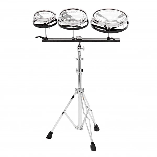 Remo 6'', 8'' and 10'' Rototom Set With Stand - Ex Display