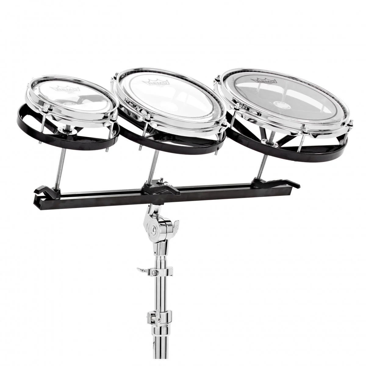 Remo 6'', 8'' and 10'' Rototom Set With Stand - Ex Display - Image 2