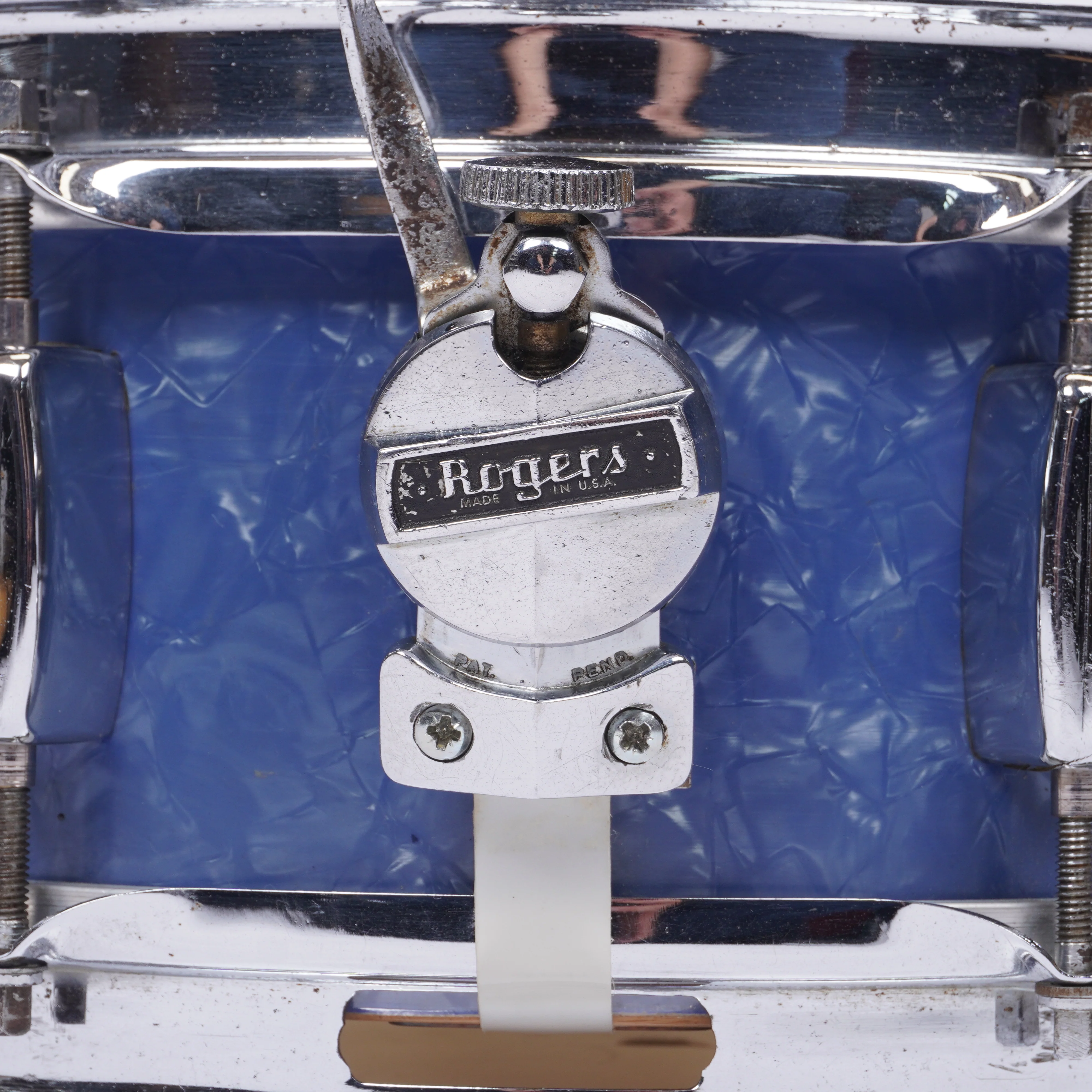 ROGERS 14"x 5" MADE IN ENGLAND BLUE PEARL - Image 11