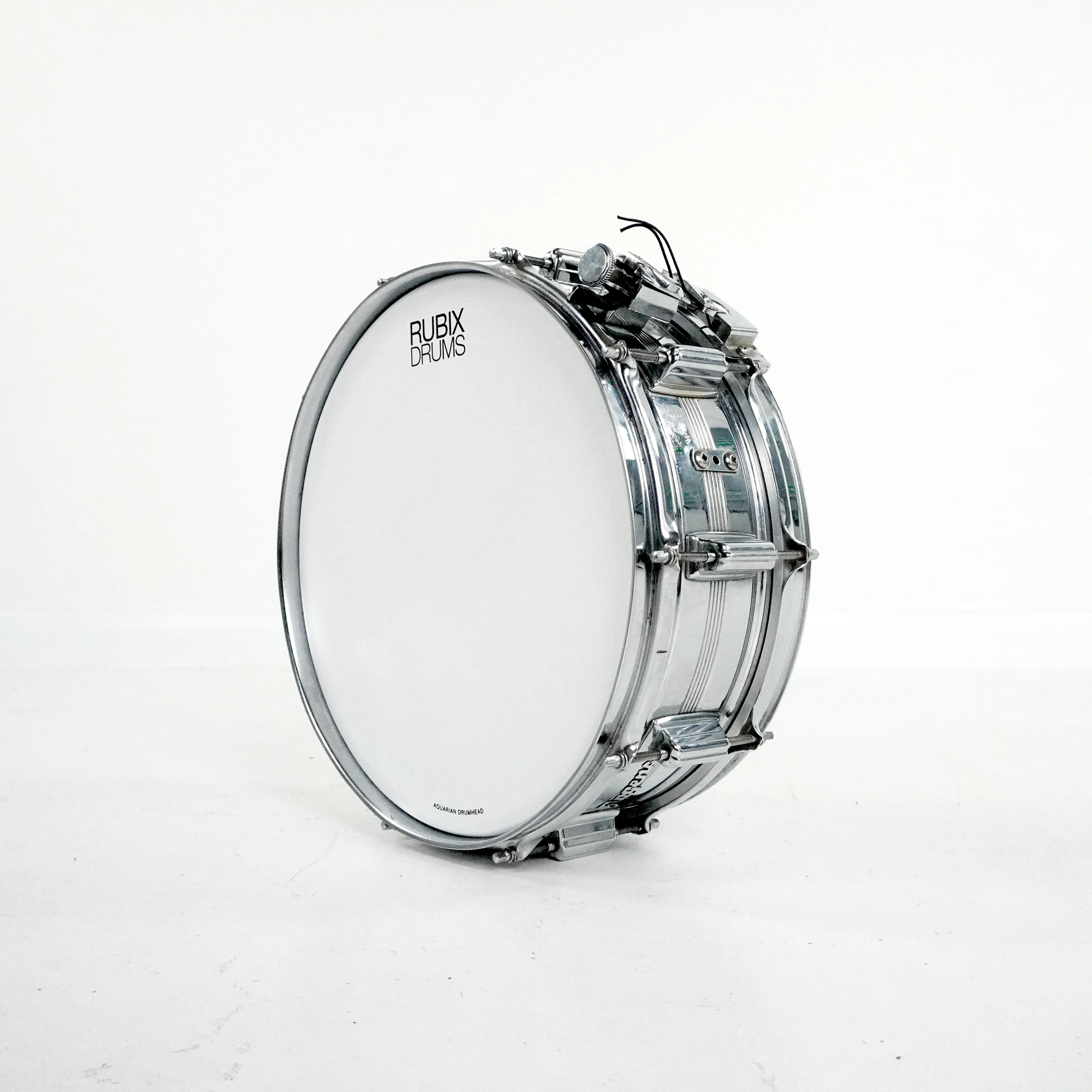 Rogers “5-Line” 14” x 5” Dyna-Sonic Brass Snare Drum - Image 6