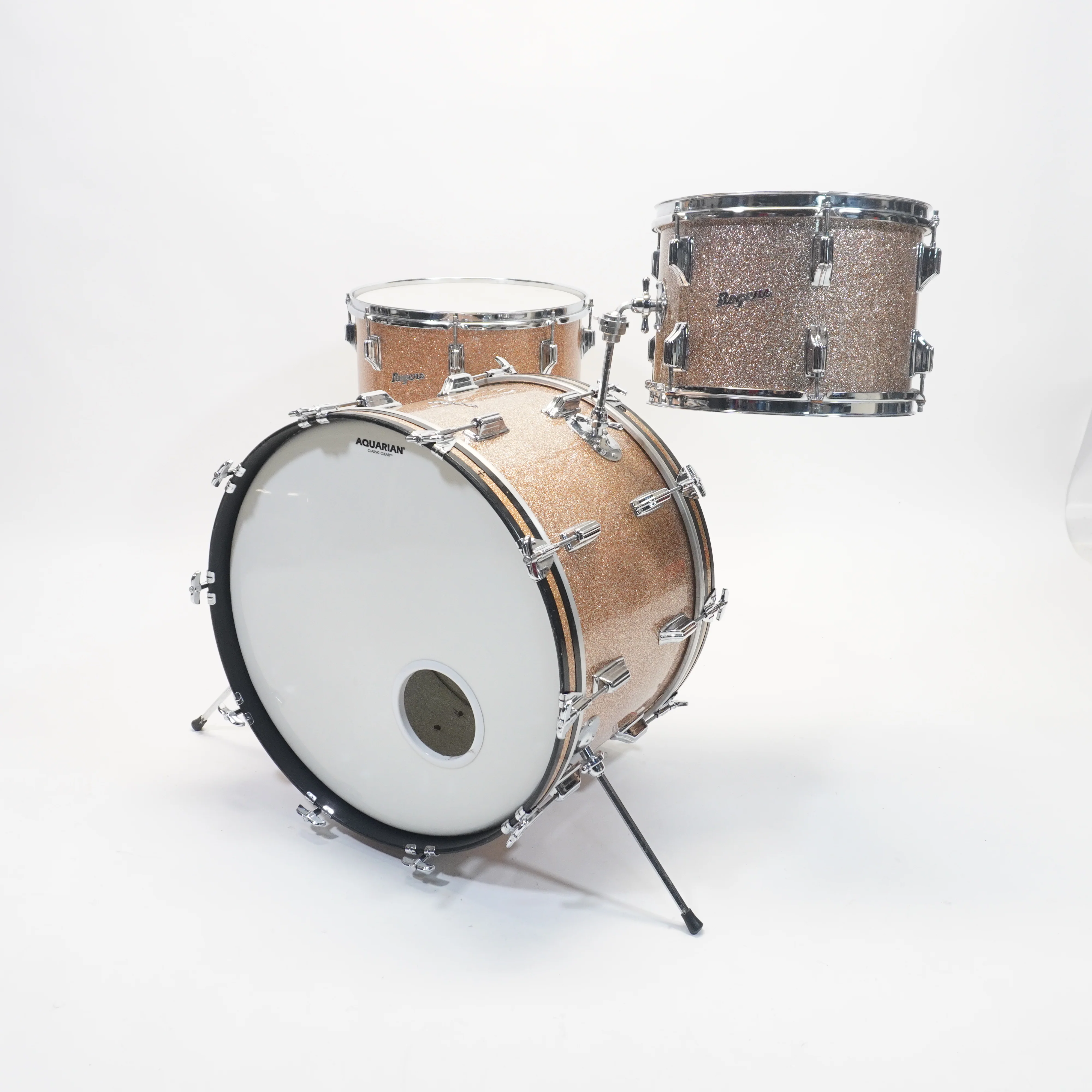 ROGERS FULLERTON 3-PIECE SHELL PACK 22/13/16 IN CHAMPAGNE SPARKLE - Image 2