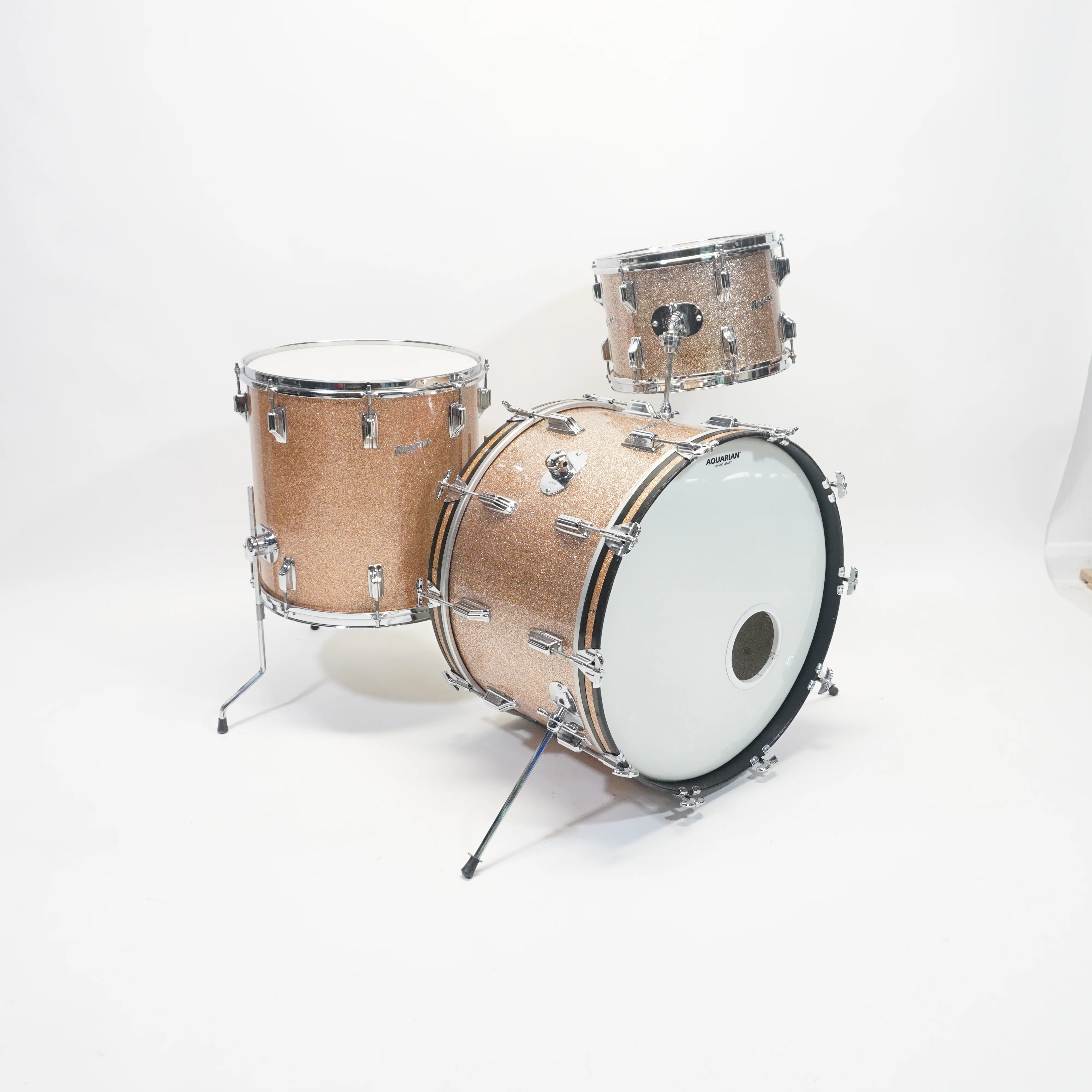 ROGERS FULLERTON 3-PIECE SHELL PACK 22/13/16 IN CHAMPAGNE SPARKLE - Image 3