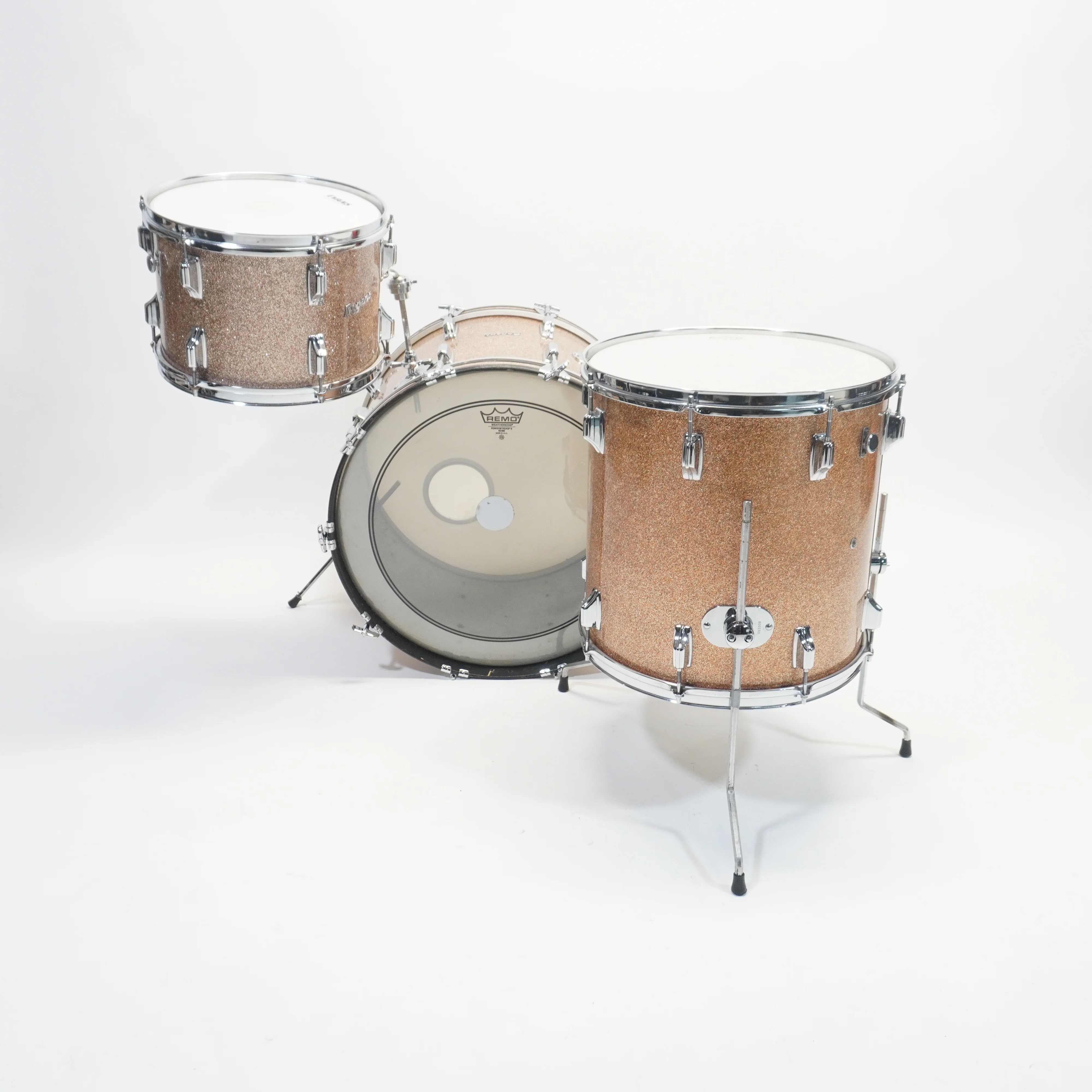 ROGERS FULLERTON 3-PIECE SHELL PACK 22/13/16 IN CHAMPAGNE SPARKLE - Image 4