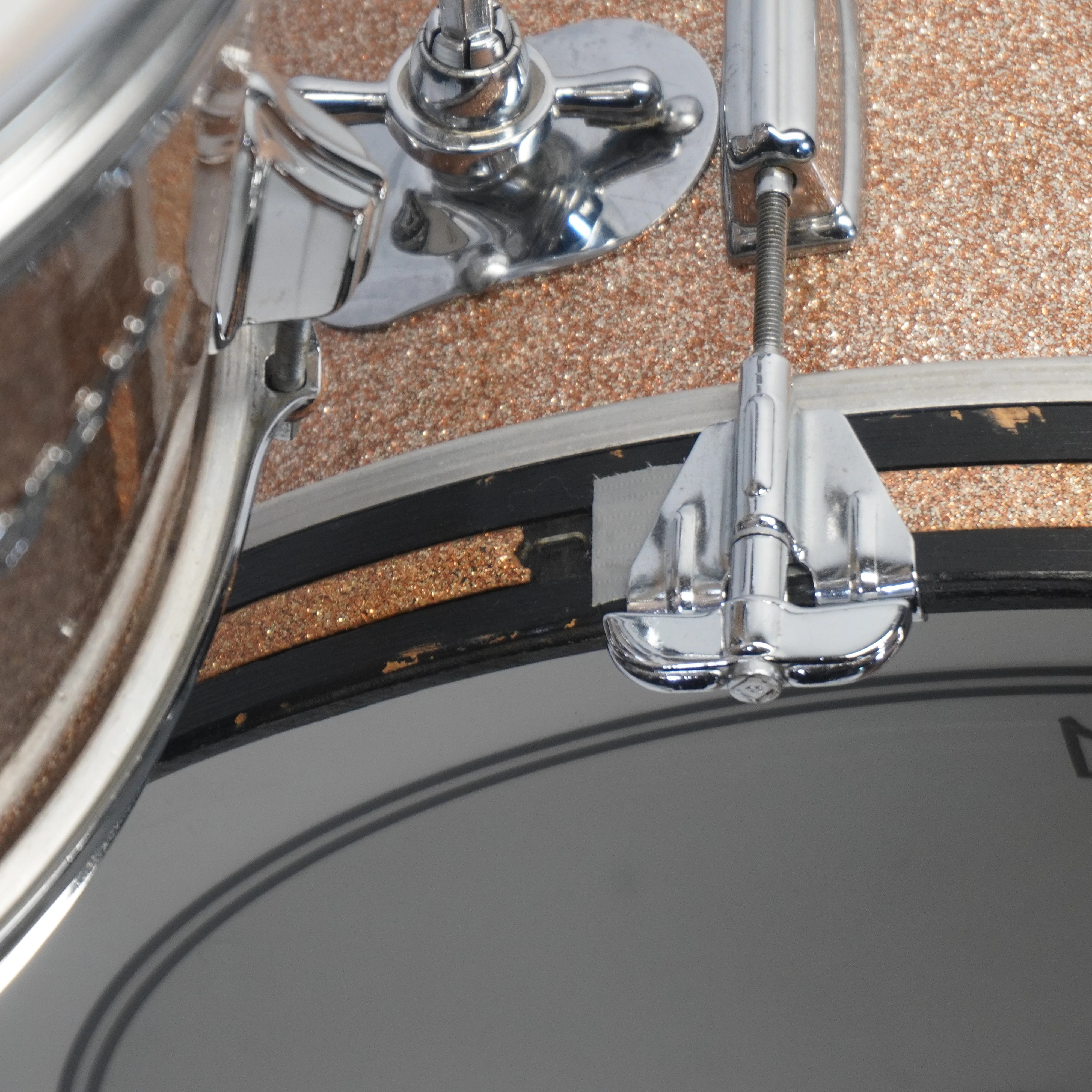 ROGERS FULLERTON 3-PIECE SHELL PACK 22/13/16 IN CHAMPAGNE SPARKLE - Image 7