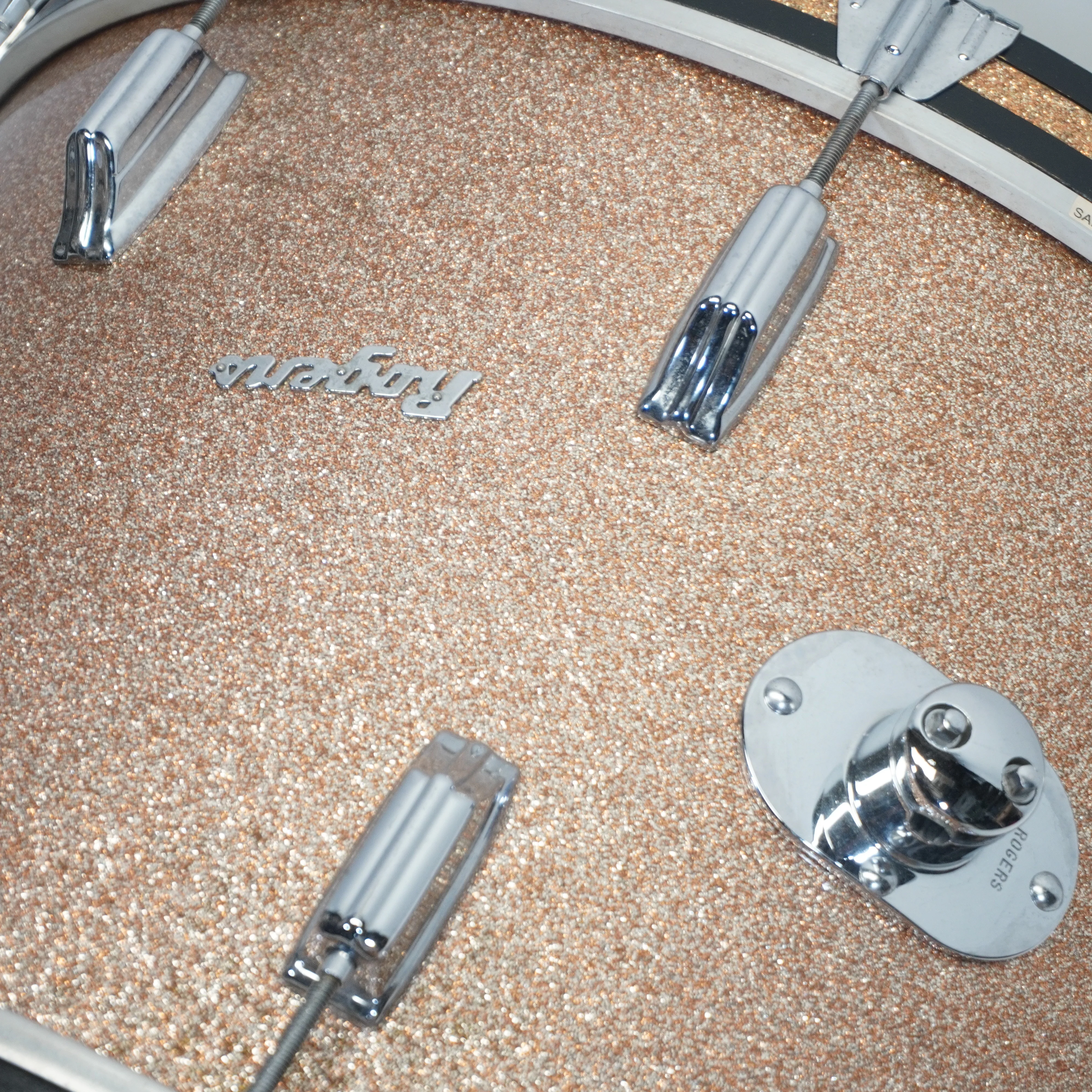 ROGERS FULLERTON 3-PIECE SHELL PACK 22/13/16 IN CHAMPAGNE SPARKLE - Image 9