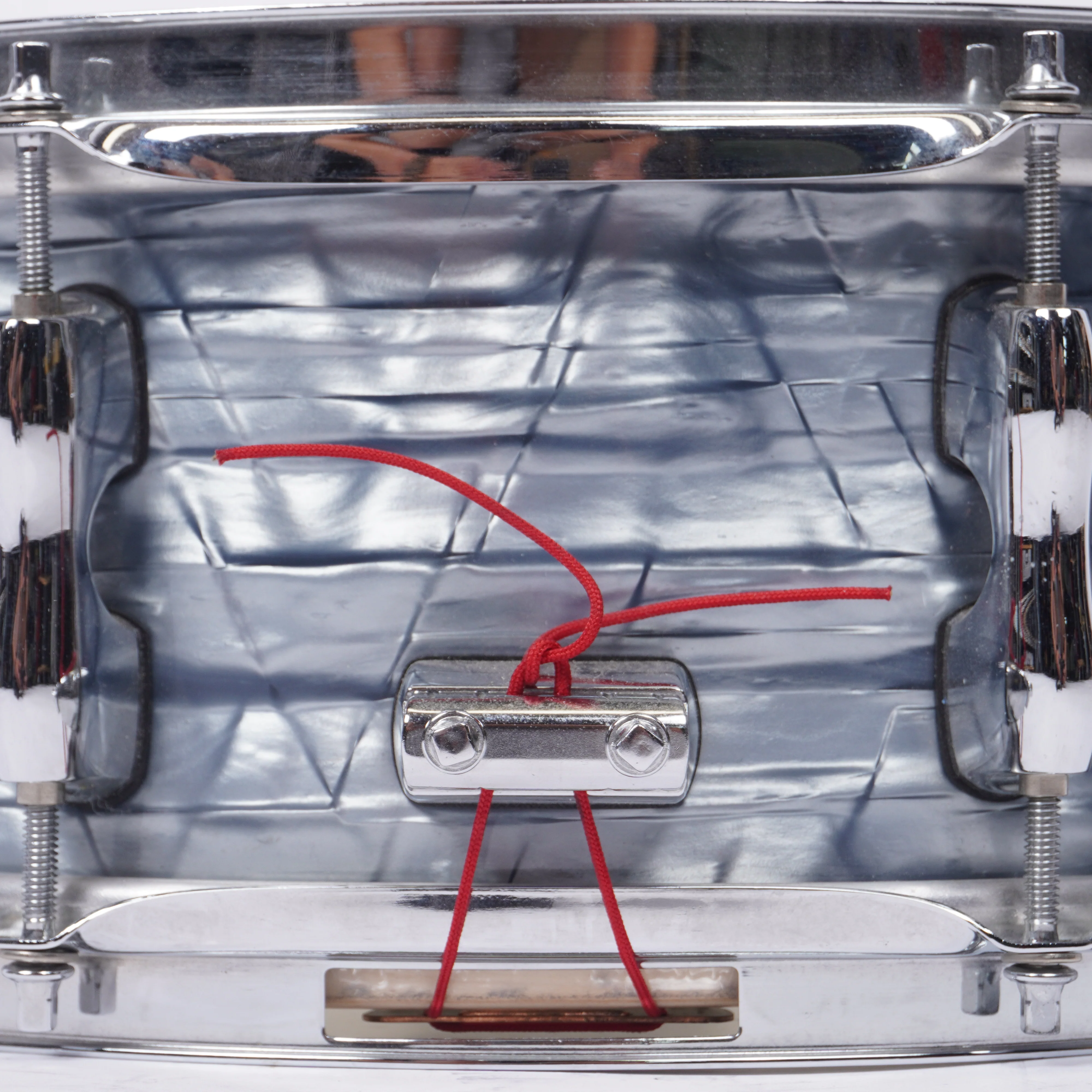 SAKAE TRILOGY 14" X 5.5" SNARE DRUM - SKY OYSTER BLUE - Image 6