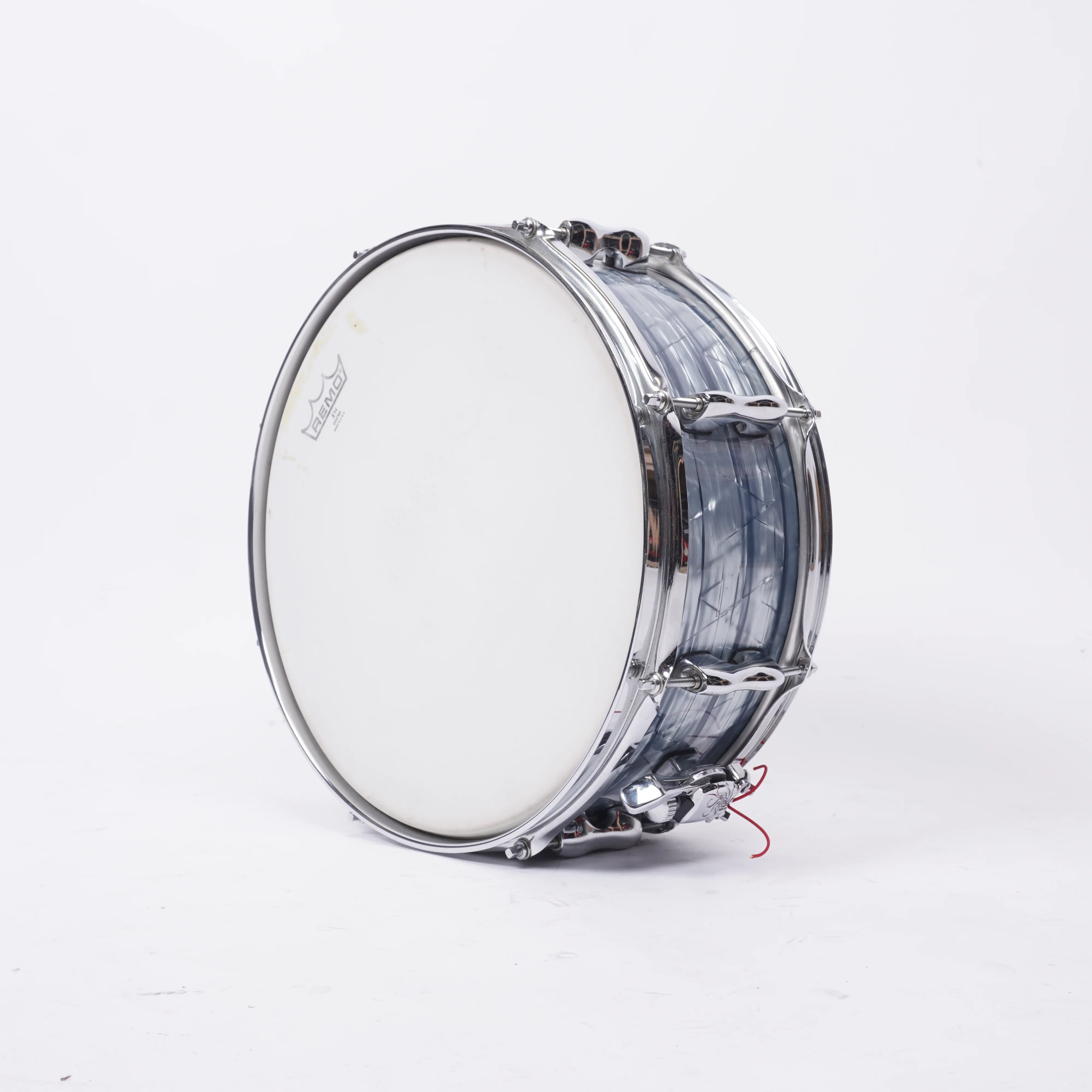 SAKAE TRILOGY 14" X 5.5" SNARE DRUM - SKY OYSTER BLUE - Image 7