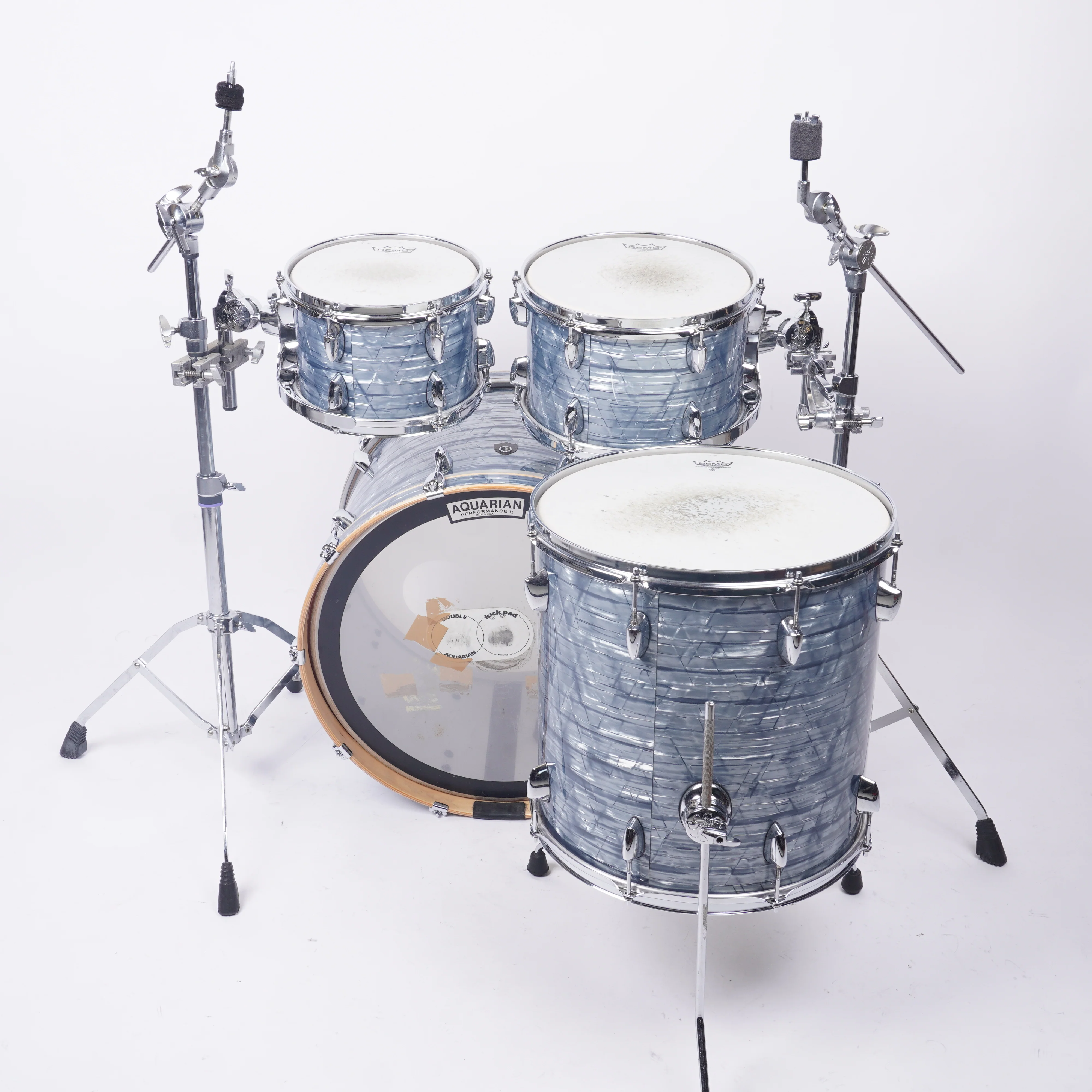 Sakae Trilogy 4-Piece Drum Kit in Sky Blue Oyster - Image 6