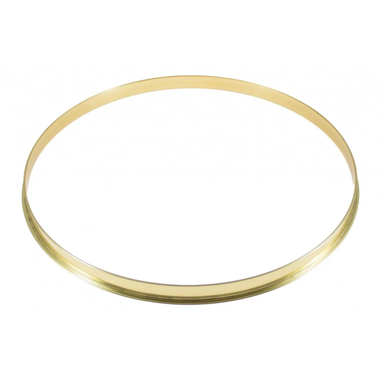 SD 2.3mm Single Flange Brass Drum Hoop (Plated Brass) - HSFB23-BR