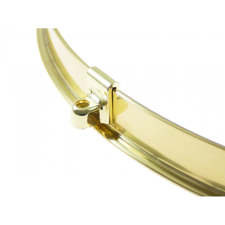 SD 2.3mm Single Flange Brass Drum Hoop (Plated Brass) - HSFB23-BR - Image 2