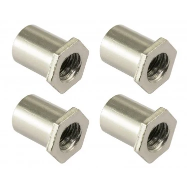 SD Brass 10mm Swivel Nuts Hex Head 4-Pack - SN-HE