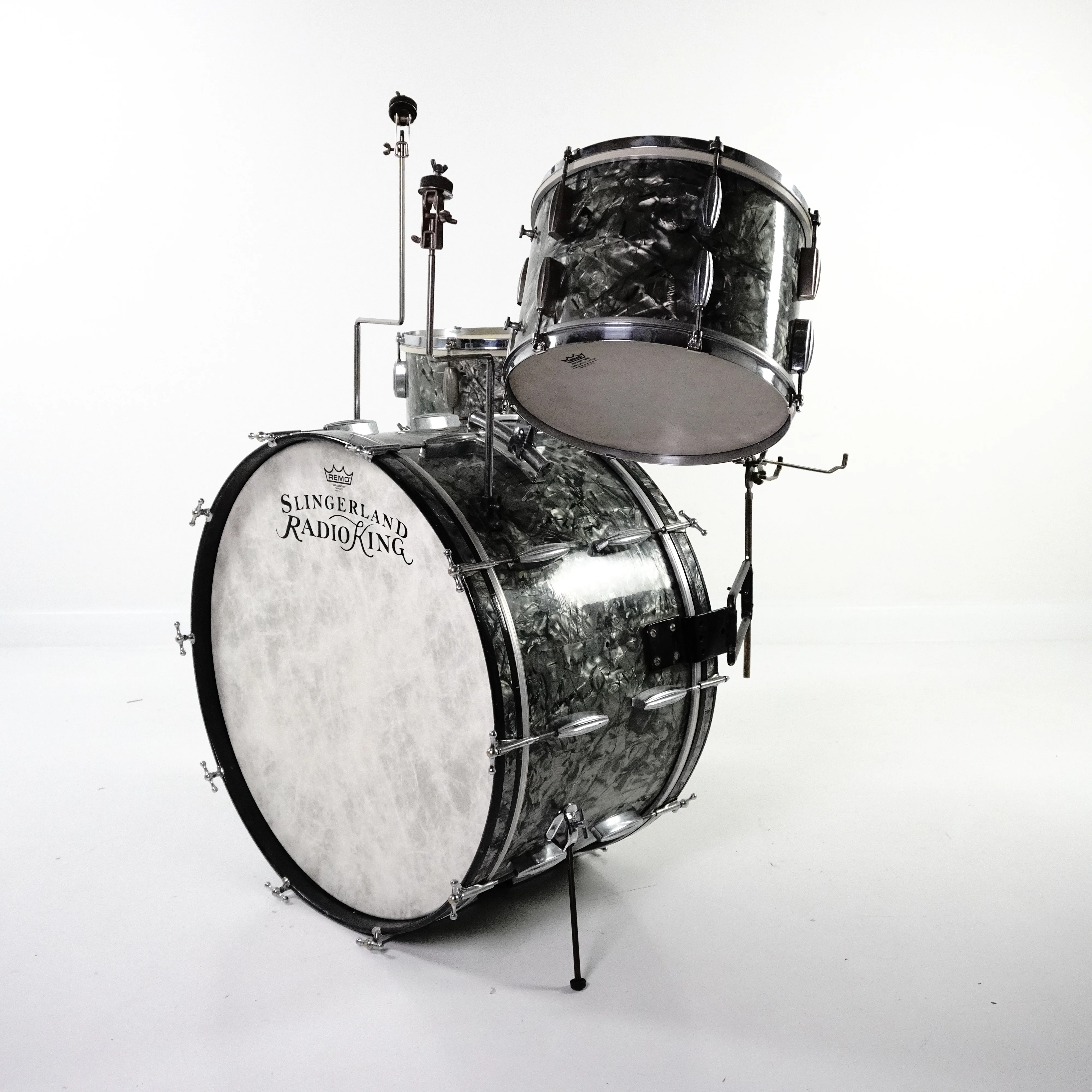 Slingerland Radio King in Black Diamond Pearl - Image 3