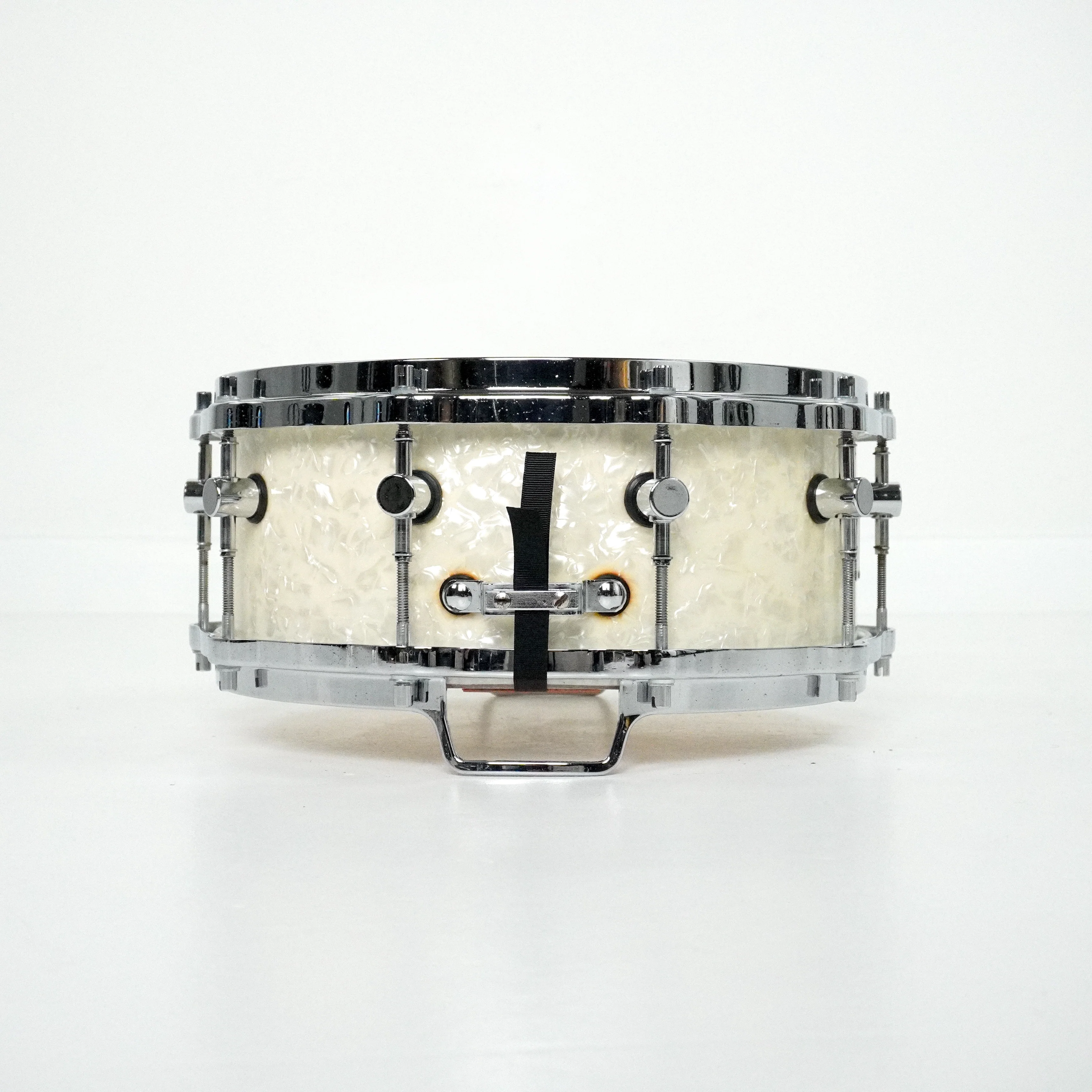 Sonor 14" x 5.75" Maple 'Hilite' Snare Drum in Marine Pearl - Image 3