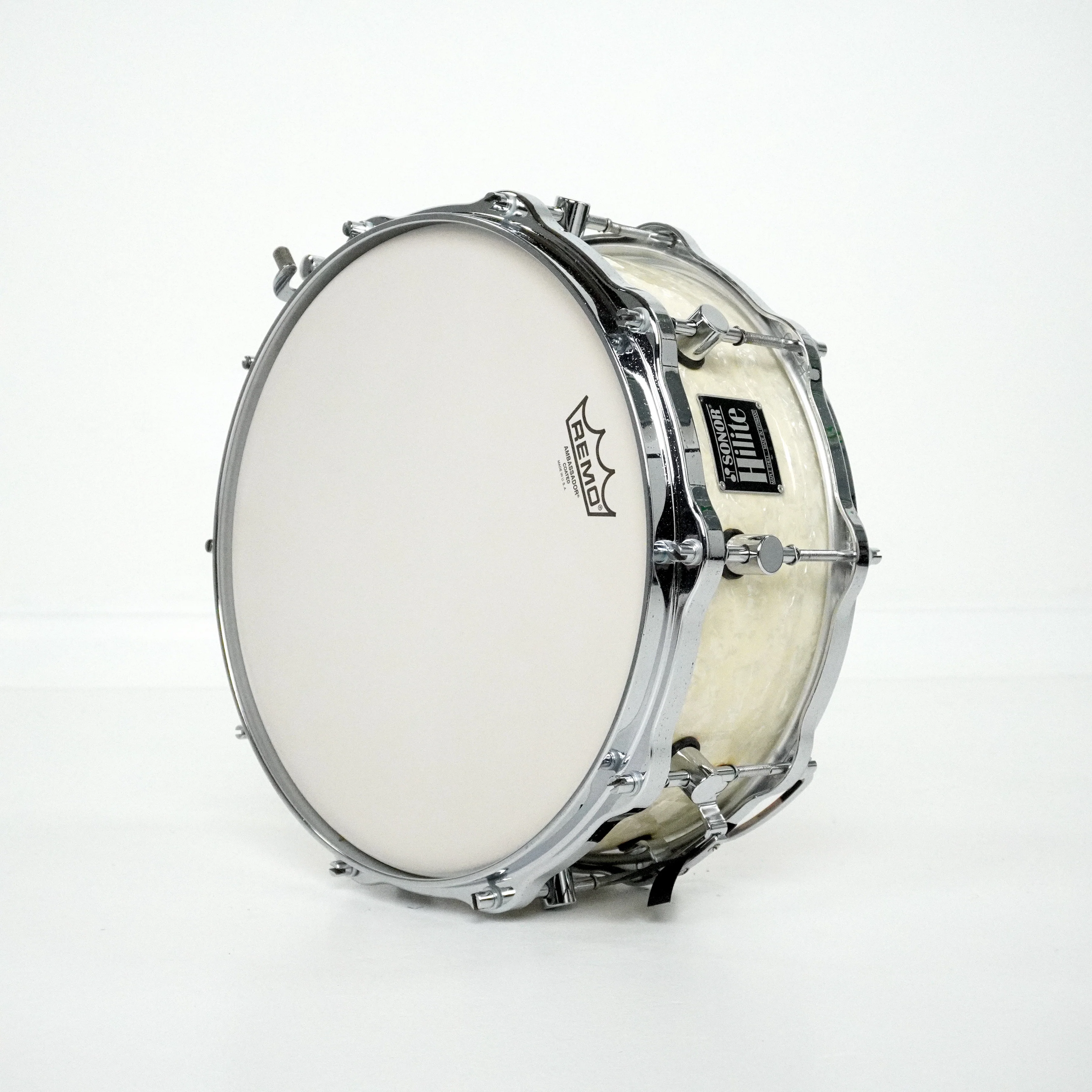 Sonor 14" x 5.75" Maple 'Hilite' Snare Drum in Marine Pearl - Image 4
