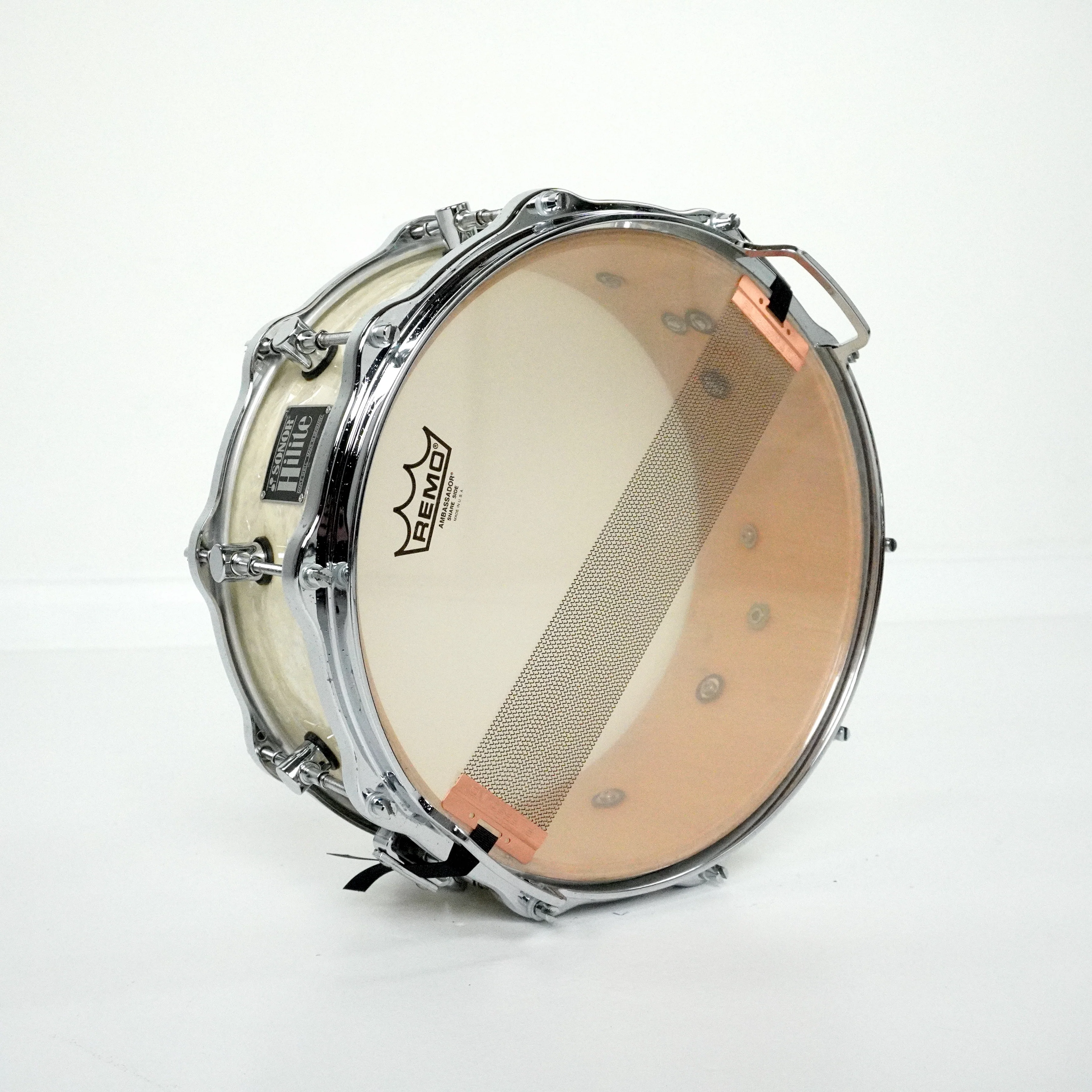 Sonor 14" x 5.75" Maple 'Hilite' Snare Drum in Marine Pearl - Image 5