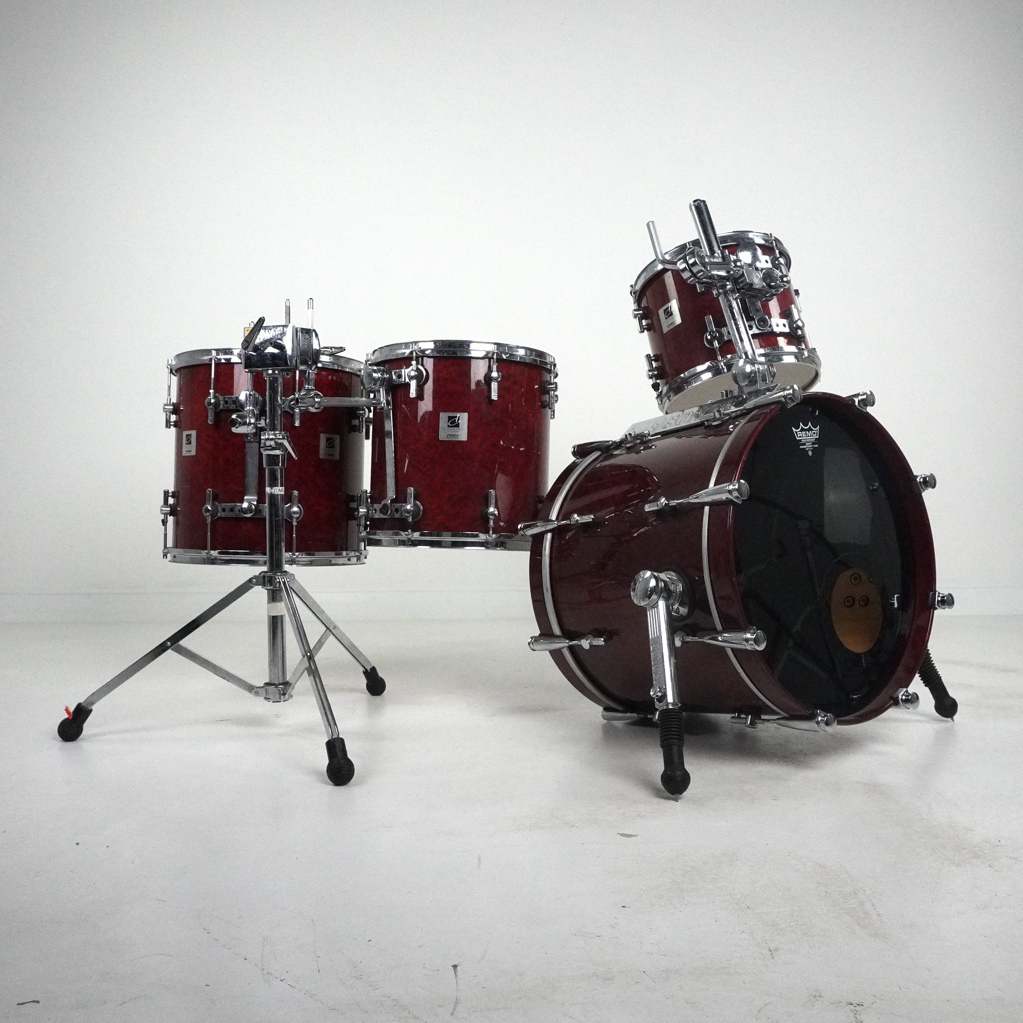 Sonor 4-Piece Designer Maple Light Shells in Red - Image 3